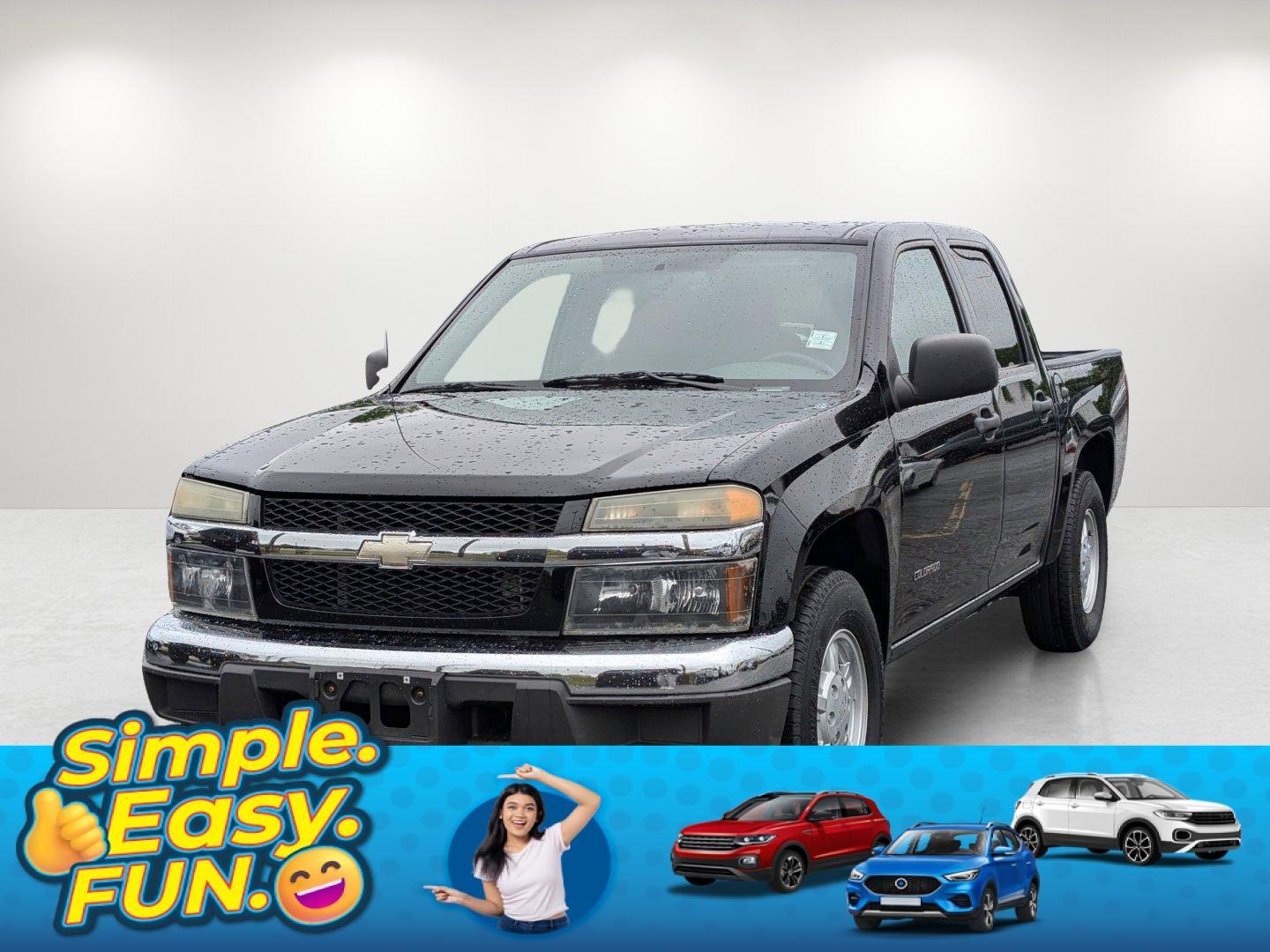2004 /Very Dark Pewter Chevrolet Colorado (1GCCS136148) with an Gas I5 3.5L/211 engine, 4-Speed Automatic w/OD transmission, located at 3959 U.S. 80 W, Phenix City, AL, 36870, (334) 297-4885, 32.469296, -85.135185 - 2004 Chevrolet Colorado - Photo#0