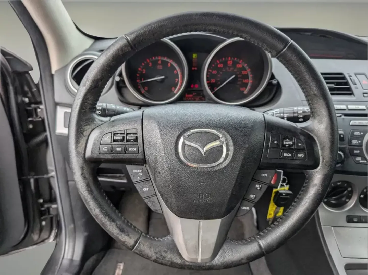 2011 /Black Mazda Mazda3 s Sport (JM1BL1K61B1) with an Gas I4 2.5L/152 engine, 5-Speed Automatic w/OD transmission, located at 7000 Northlake Connector, Columbus, GA, 31904, (706) 987-8085, 32.524975, -84.978134 - 2011 Mazda Mazda3 s Sport - Photo#13