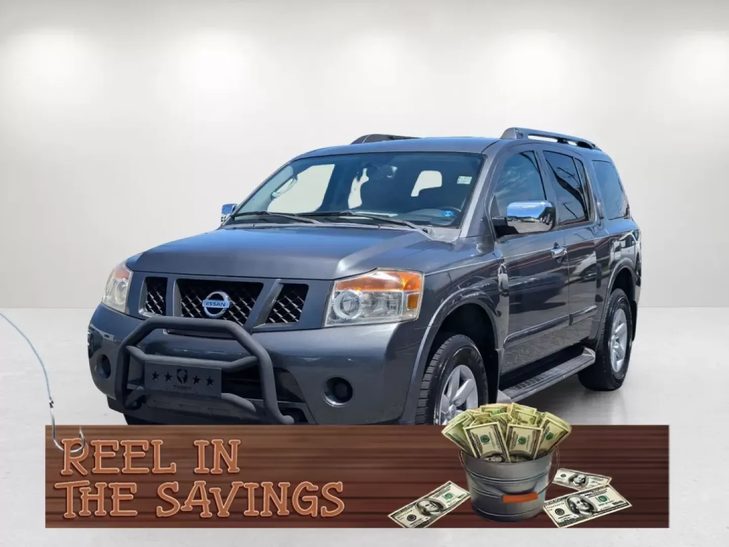 2011 /Charcoal Nissan Armada SV (5N1BA0ND8BN) with an Other engine, located at 3959 U.S. 80 W, Phenix City, AL, 36870, (334) 297-4885, 32.469296, -85.135185 - **Elevate Your Family Adventures with the 2011 Nissan Armada SV at Gils Auto - Opelika!**<br /> <br /> Are you ready to take your family on unforgettable road trips or explore the great outdoors? The 2011 Nissan Armada SV is the perfect companion for growing families and adventurous spirits alike. T - Photo#0