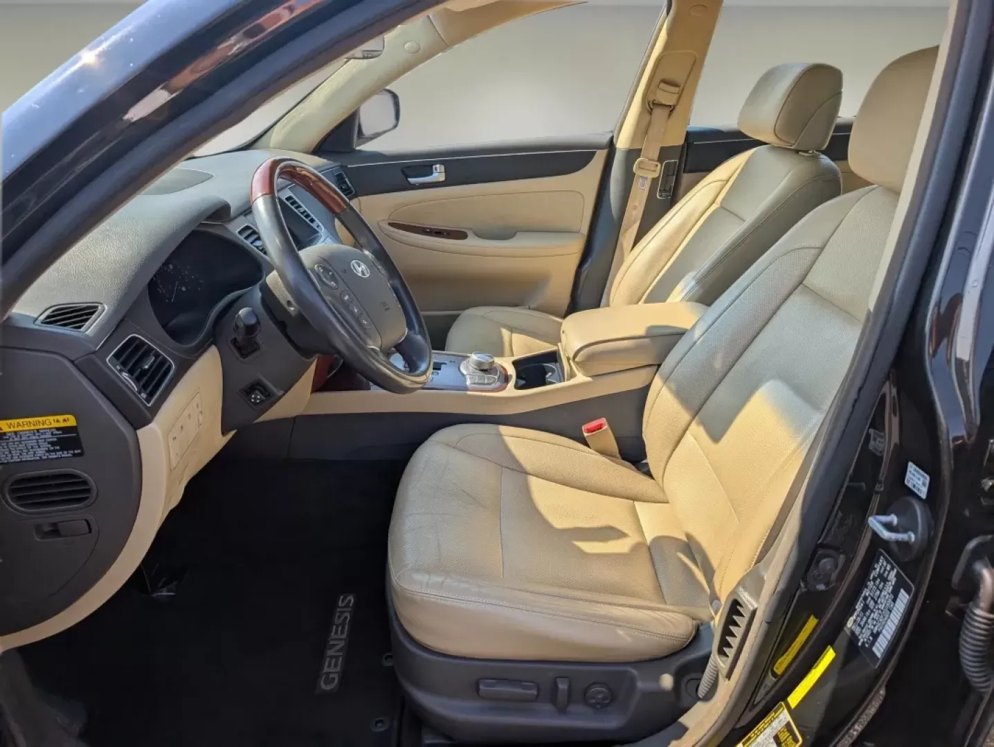 2012 /Cashmere Hyundai Genesis 4.6L (KMHGC4DF2CU) with an Other engine, located at 3959 U.S. 80 W, Phenix City, AL, 36870, (334) 297-4885, 32.469296, -85.135185 - 2012 Hyundai Genesis 4.6L - Photo#10