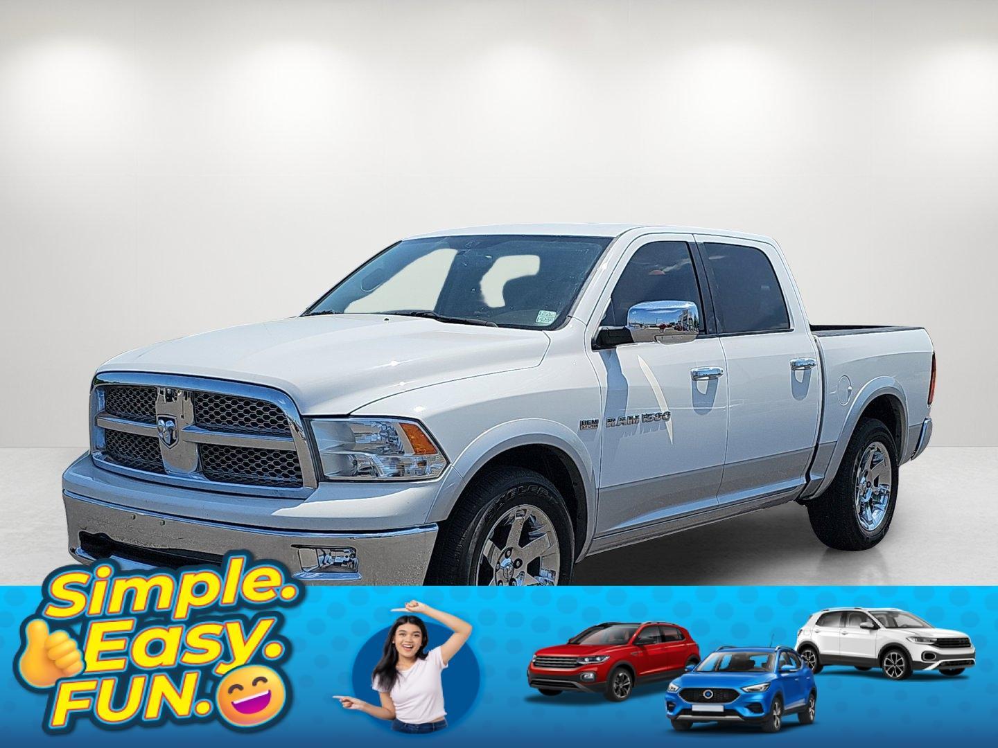 2012 /Light Pebble Beige/Bark Brown Ram 1500 Laramie (1C6RD6NT6CS) with an Gas V8 5.7L/345 engine, 6-Speed Automatic transmission, located at 521 Old Farm Lane Rd, Prattville, AL, 36066, (334) 325-1505, 32.482460, -86.416367 - 2012 Ram 1500 Laramie - Photo#0