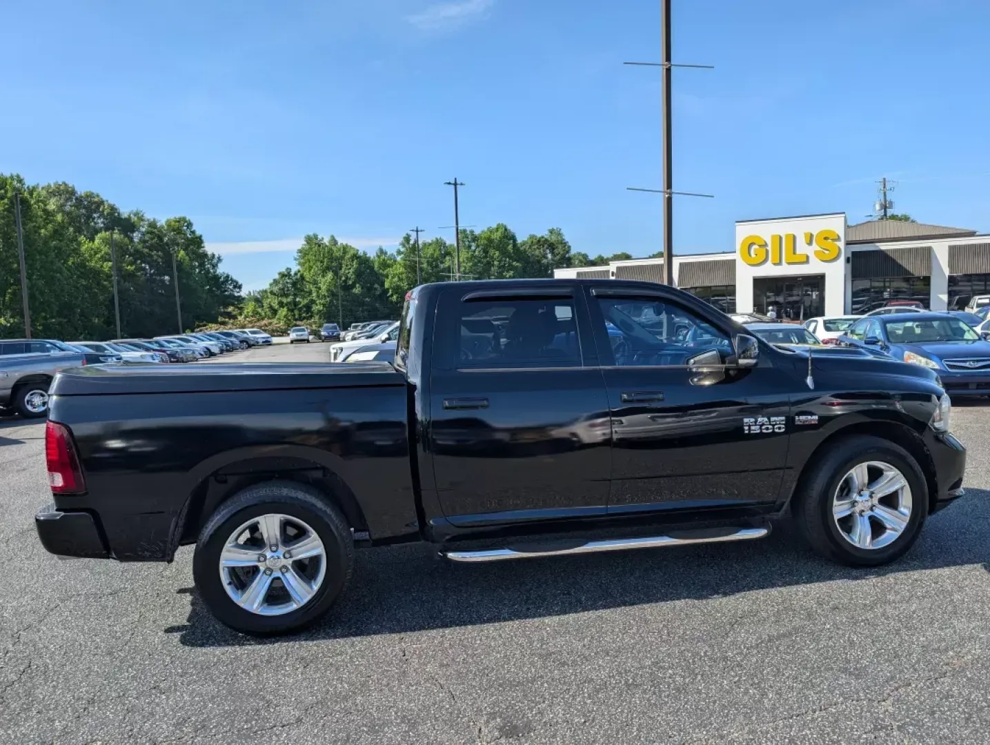2014 /Black Ram 1500 Sport (1C6RR6MTXES) with an Regular Unleaded V-8 5.7 L/345 engine, 8-Speed Automatic w/OD transmission, located at 3959 U.S. 80 W, Phenix City, AL, 36870, (334) 297-4885, 32.469296, -85.135185 - 2014 Ram 1500 Sport - Photo#3