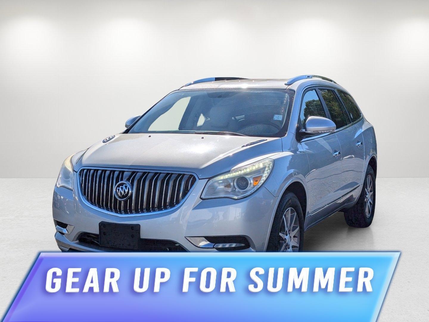 2015 /Light Titanium Buick Enclave Leather (5GAKVBKD1FJ) with an Gas V6 3.6L/217 engine, 6-Speed Automatic transmission, located at 5115 14th Ave., Columbus, GA, 31904, (706) 323-0345, 32.511494, -84.971046 - 2015 Buick Enclave Leather - Photo#0