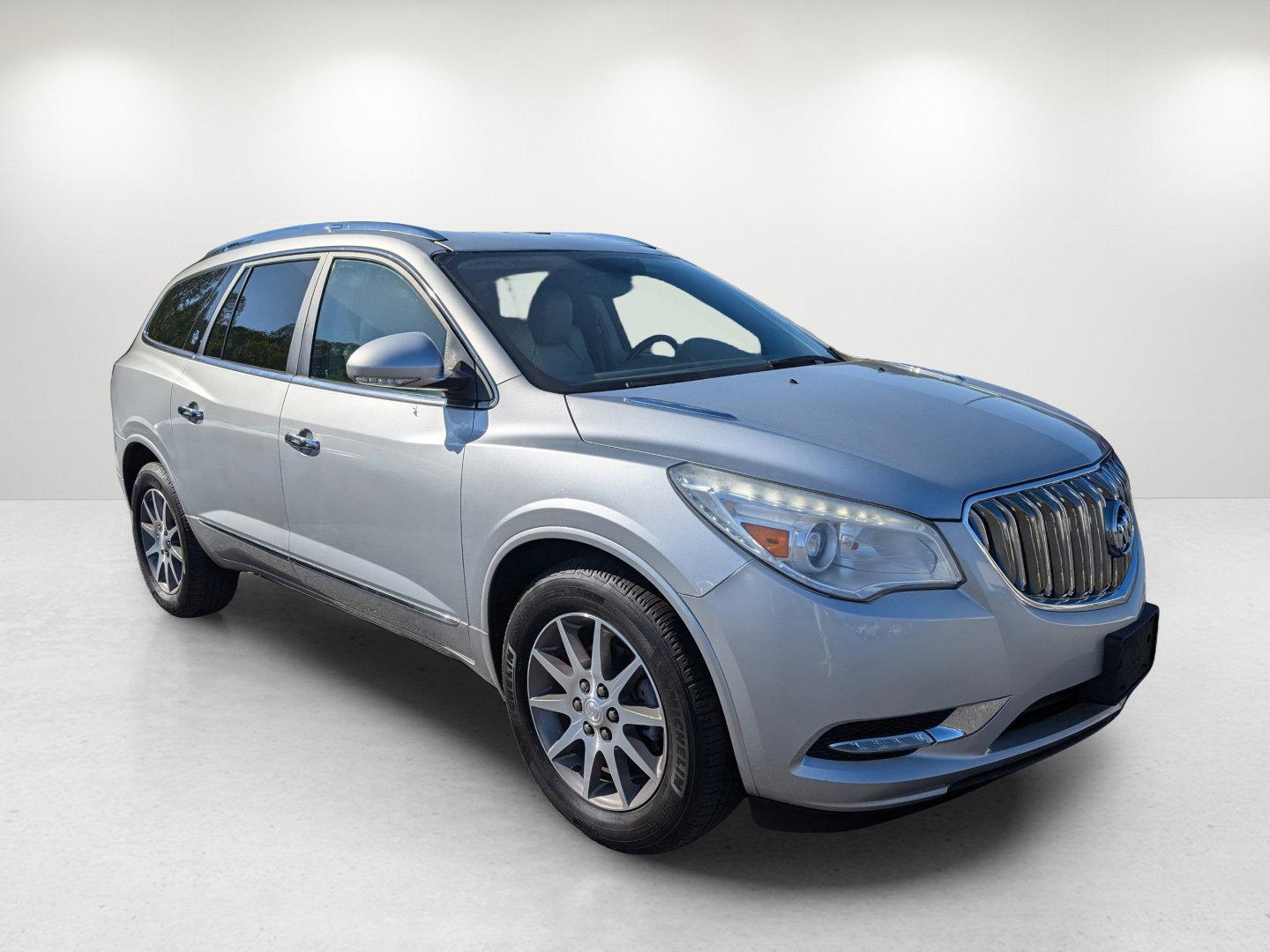 2015 /Light Titanium Buick Enclave Leather (5GAKVBKD1FJ) with an Gas V6 3.6L/217 engine, 6-Speed Automatic transmission, located at 5115 14th Ave., Columbus, GA, 31904, (706) 323-0345, 32.511494, -84.971046 - 2015 Buick Enclave Leather - Photo#2