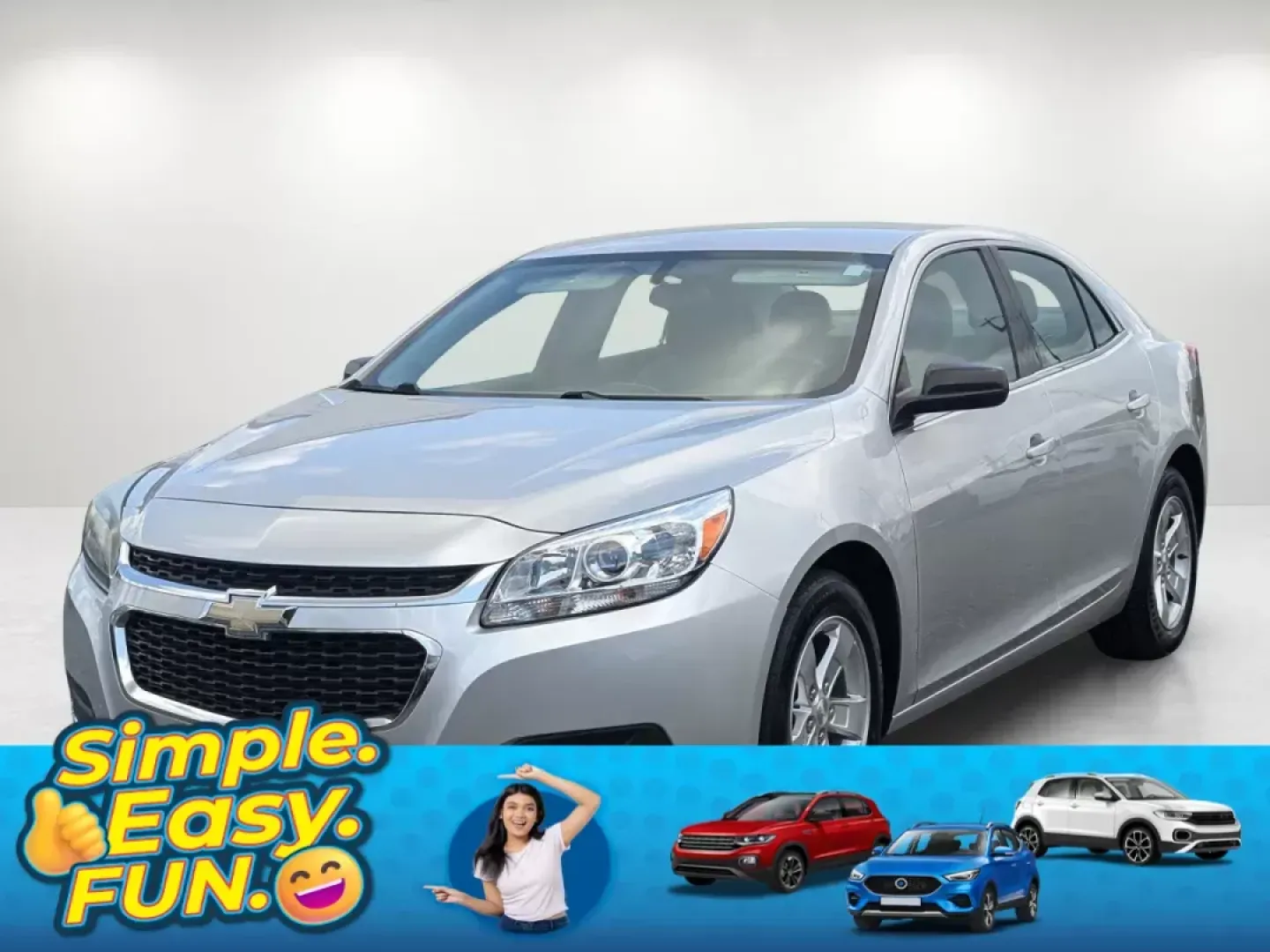 2015 /Jet Black/Titanium Chevrolet Malibu LS (1G11A5SL8FU) with an Gas I4 2.5L/150 engine, 6-Speed Automatic transmission, located at 3959 U.S. 80 W, Phenix City, AL, 36870, (334) 297-4885, 32.469296, -85.135185 - 2015 Chevrolet Malibu LS - Photo#0