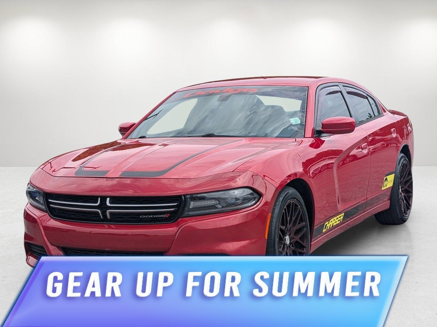 2015 /Black Dodge Charger SE (2C3CDXBGXFH) with an Regular Unleaded V-6 3.6 L/220 engine, 8-Speed Automatic w/OD transmission, located at 1430 Gateway Drive, Opelika, AL, 36801, (334) 239-0944, 32.637871, -85.409790 - 2015 Dodge Charger SE - Photo#0