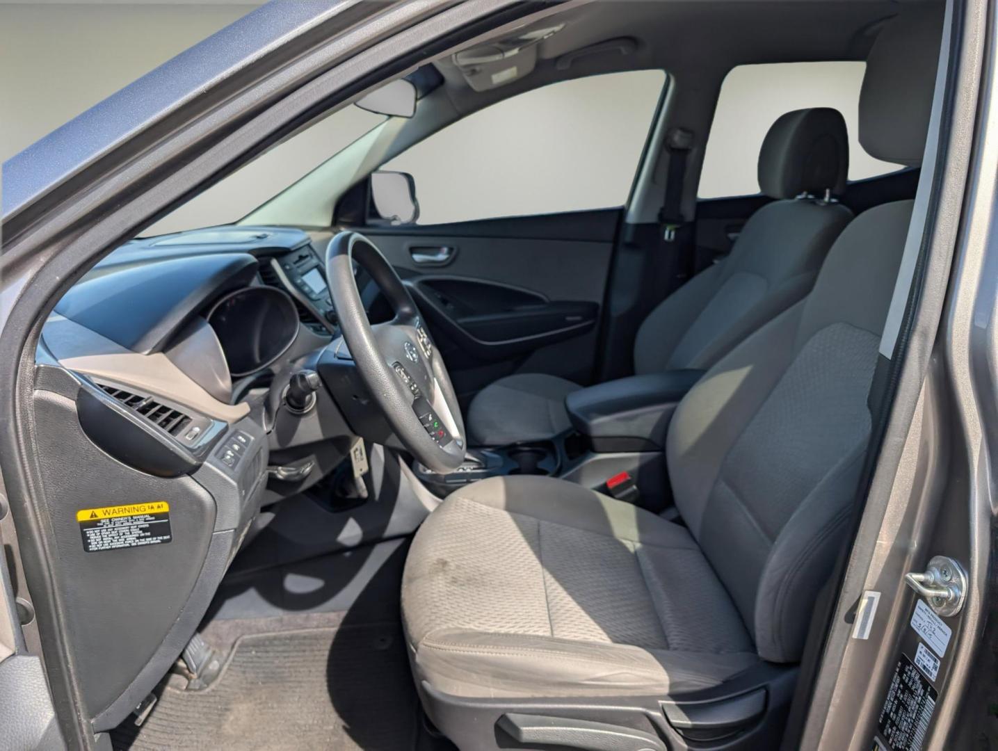 2015 /Gray Hyundai Santa Fe Sport (5XYZT3LB6FG) with an Regular Unleaded I-4 2.4 L/144 engine, 6-Speed Automatic w/OD transmission, located at 804 22nd Ave, Phenix City, AL, 36870, (334) 297-1860, 32.484749, -85.024475 - 2015 Hyundai Santa Fe Sport - Photo#8