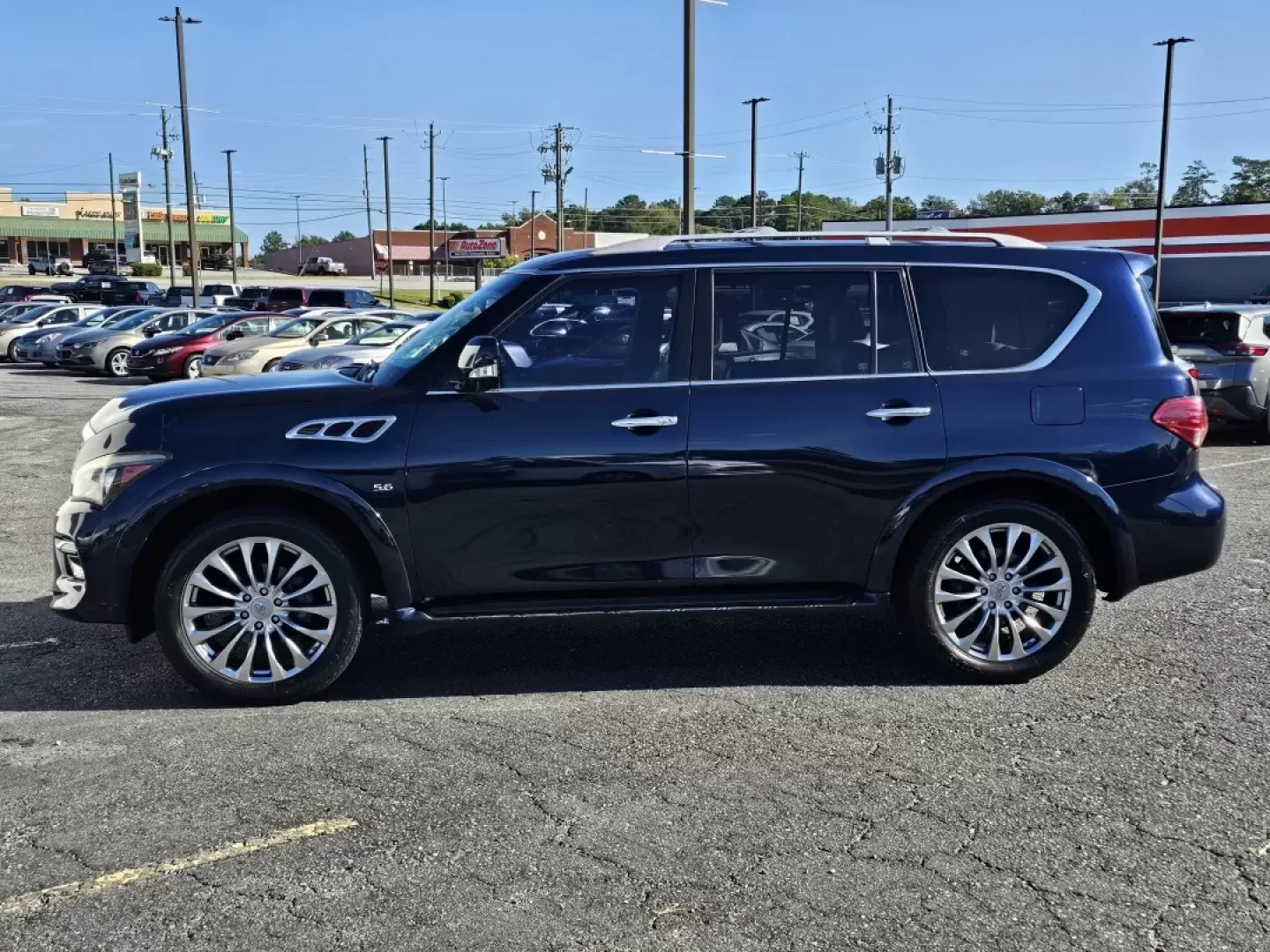 2015 /Wheat Infiniti QX80 (JN8AZ2NF6F9) with an Other engine, located at 3959 U.S. 80 W, Phenix City, AL, 36870, (334) 297-4885, 32.469296, -85.135185 - ### Experience Luxury and Adventure with the 2015 Infiniti QX80 at Gils Auto<br /> <br /> Are you searching for a vehicle that combines luxury with functionality, perfect for weekend getaways or daily commutes? Look no further than the stunning 2015 Infiniti QX80 available at Gils Auto in Phenix Cit - Photo#7