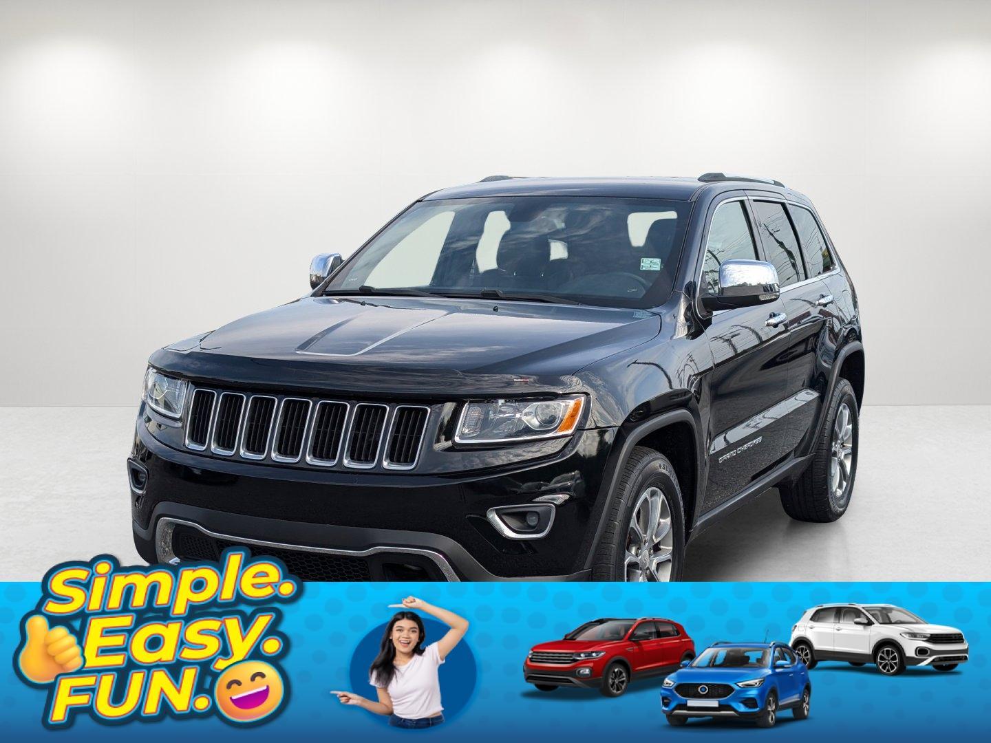 2015 /Black Jeep Grand Cherokee Limited (1C4RJFBG9FC) with an Regular Unleaded V-6 3.6 L/220 engine, 8-Speed Automatic w/OD transmission, located at 3959 U.S. 80 W, Phenix City, AL, 36870, (334) 297-4885, 32.469296, -85.135185 - 2015 Jeep Grand Cherokee Limited - Photo#0