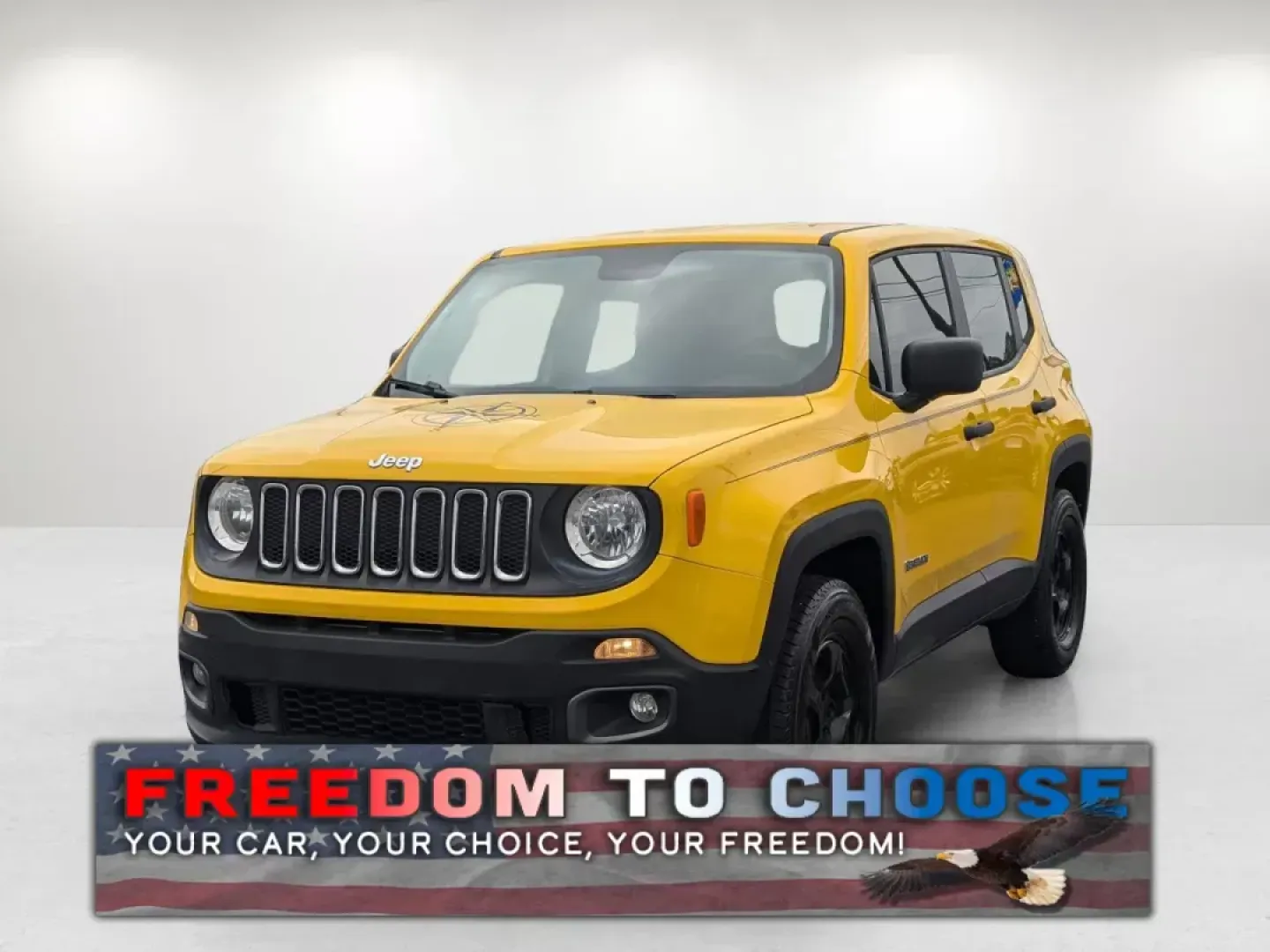 2015 /Black Jeep Renegade Sport (ZACCJBAT1FP) with an Other engine, located at 1430 Gateway Drive, Opelika, AL, 36801, (334) 239-0944, 32.637871, -85.409790 - ### Unleash Adventure with This 2015 Jeep Renegade Sport in Opelika!<br /> <br /> Are you ready to elevate your weekend adventures or daily commutes? This 2015 Jeep Renegade Sport, now available at Gils Auto in Opelika, AL, is your ticket to both thrill and utility! With its striking Solar Yellow ex - Photo#0