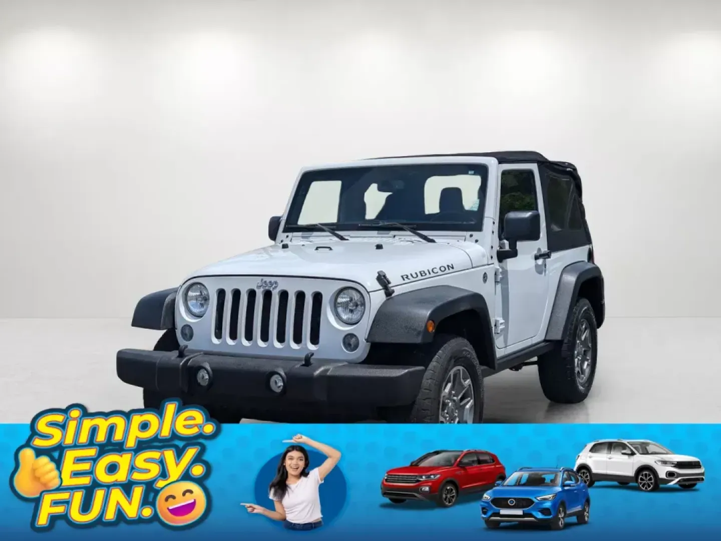 2015 Bright White Clearcoat /Black Jeep Wrangler Rubicon (1C4BJWCG4FL) with an Regular Unleaded V-6 3.6 L/220 engine, 5-Speed Automatic w/OD transmission, located at 7000 Northlake Connector, Columbus, GA, 31904, (706) 987-8085, 32.524975, -84.978134 - 2015 Jeep Wrangler Rubicon - Photo#0