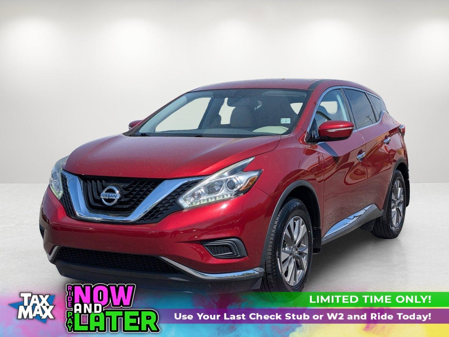 2015 /Beige Nissan Murano S (5N1AZ2MG3FN) with an Regular Unleaded V-6 3.5 L/213 engine, 1-Speed CVT w/OD transmission, located at 3959 U.S. 80 W, Phenix City, AL, 36870, (334) 297-4885, 32.469296, -85.135185 - 2015 Nissan Murano S - Photo#0