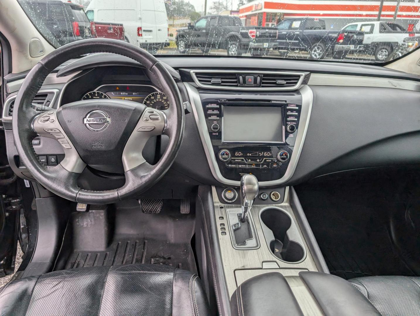 2015 /Black Nissan Murano Platinum (5N1AZ2MG1FN) with an Regular Unleaded V-6 3.5 L/213 engine, 1-Speed CVT w/OD transmission, located at 804 22nd Ave, Phenix City, AL, 36870, (334) 297-1860, 32.484749, -85.024475 - 2015 Nissan Murano Platinum - Photo#11