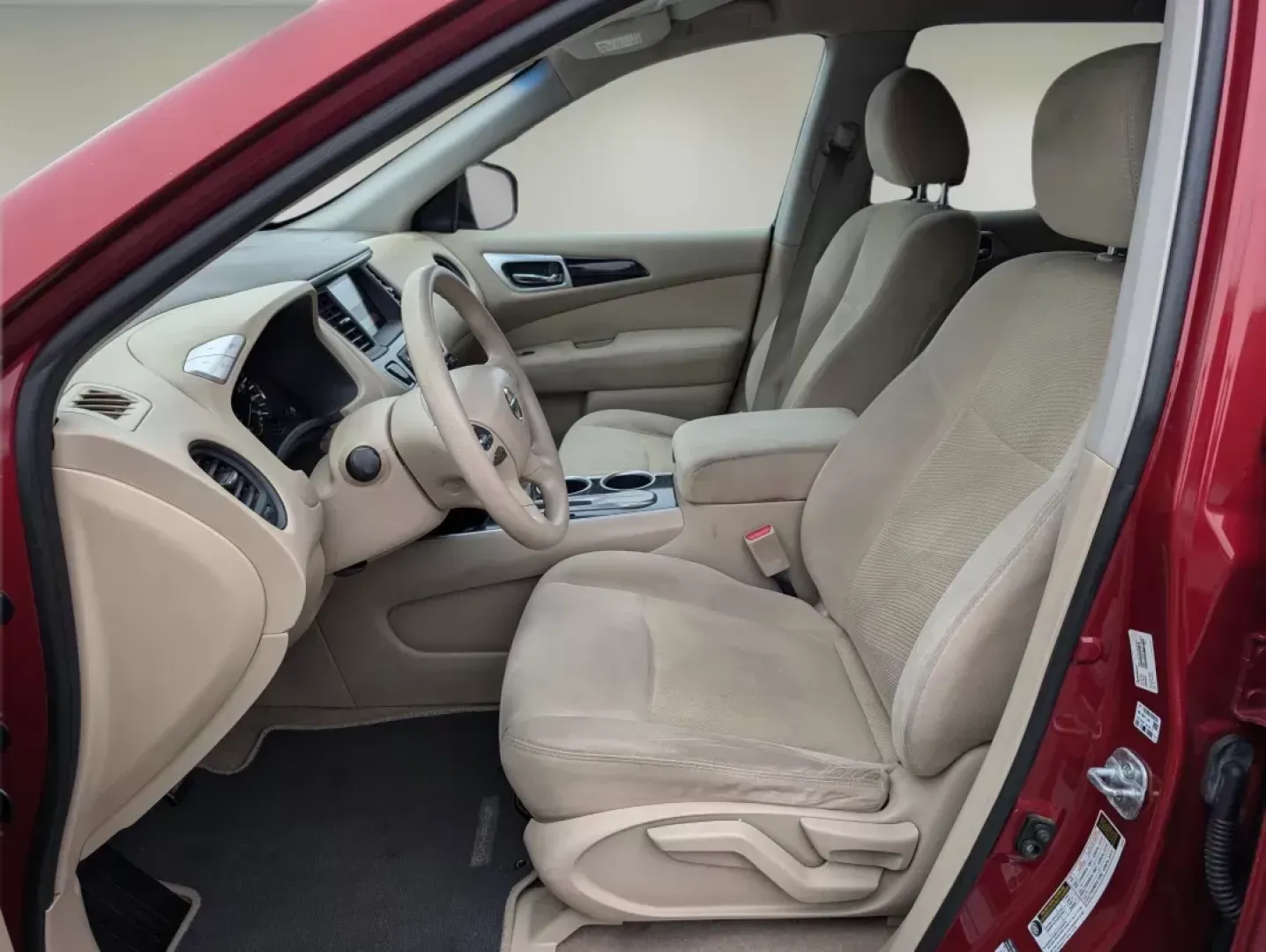 2015 /Almond Nissan Pathfinder S (5N1AR2MN2FC) with an Regular Unleaded V-6 3.5 L/213 engine, 1-Speed CVT w/OD transmission, located at 3959 U.S. 80 W, Phenix City, AL, 36870, (334) 297-4885, 32.469296, -85.135185 - 2015 Nissan Pathfinder S - Photo#9