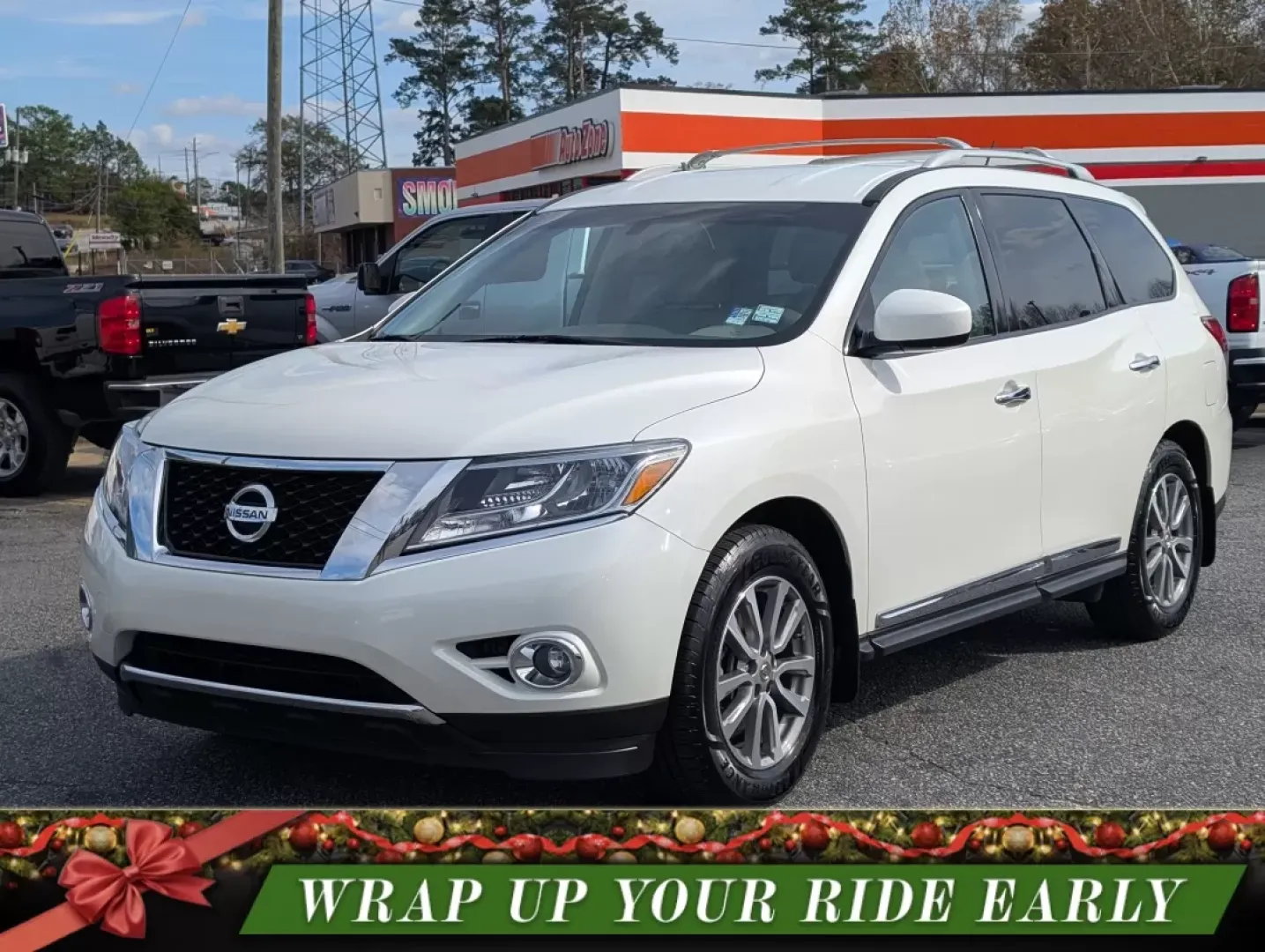 2015 /Almond Nissan Pathfinder SL (5N1AR2MN5FC) with an Other engine, located at 3959 U.S. 80 W, Phenix City, AL, 36870, (334) 297-4885, 32.469296, -85.135185 - **Drive Into Adventure with the 2015 Nissan Pathfinder SL at Gils Auto - Your Local Buy Here Pay Here Dealer!**<br /> <br /> Are you ready to elevate your family adventures or weekend getaways? The 2015 Nissan Pathfinder SL is the perfect SUV for those who value functionality, comfort, and style. Wi - Photo#0