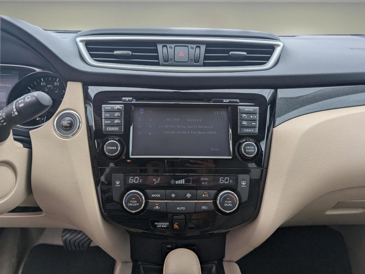 2015 /Almond Nissan Rogue SL (5N1AT2MV1FC) with an Regular Unleaded I-4 2.5 L/152 engine, 1-Speed CVT w/OD transmission, located at 7000 Northlake Connector, Columbus, GA, 31904, (706) 987-8085, 32.524975, -84.978134 - 2015 Nissan Rogue SL - Photo#14