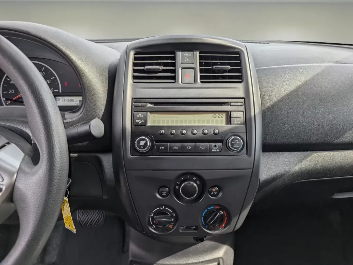 2015 /Charcoal Nissan Versa S Plus (3N1CN7AP8FL) with an Regular Unleaded I-4 1.6 L/98 engine, 1-Speed CVT w/OD transmission, located at 1430 Gateway Drive, Opelika, AL, 36801, (334) 239-0944, 32.637871, -85.409790 - 2015 Nissan Versa S Plus - Photo#14