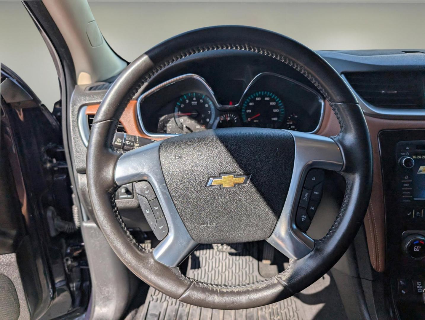 2016 /Ebony/Saddle Up Chevrolet Traverse LT (1GNKRHKDXGJ) with an Gas V6 3.6L/217 engine, 6-Speed Automatic transmission, located at 7000 Northlake Connector, Columbus, GA, 31904, (706) 987-8085, 32.524975, -84.978134 - 2016 Chevrolet Traverse LT - Photo#15