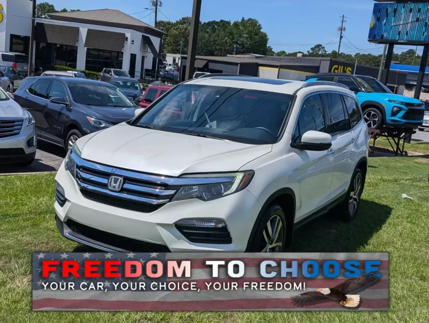 2016 Honda Pilot Elite (5FNYF6H07GB) with an Other engine, located at 3959 U.S. 80 W, Phenix City, AL, 36870, (334) 297-4885, 32.469296, -85.135185 - **Adventure Awaits with the 2016 Honda Pilot Elite - Perfect for Family Road Trips!**<br /> <br /> If you're searching for a reliable vehicle that combines comfort, style, and capability, look no further than the 2016 Honda Pilot Elite. This versatile SUV is designed for growing families and weekend - Photo#0