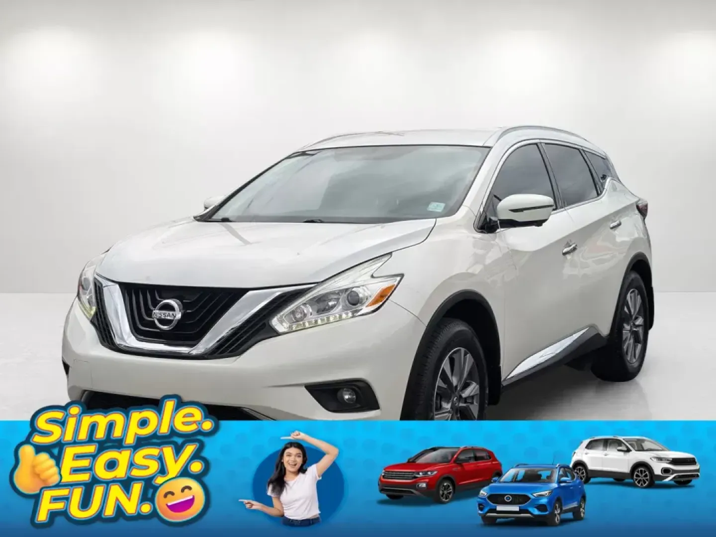 2016 /Black Nissan Murano SL (5N1AZ2MG7GN) with an Regular Unleaded V-6 3.5 L/213 engine, 1-Speed CVT w/OD transmission, located at 7000 Northlake Connector, Columbus, GA, 31904, (706) 987-8085, 32.524975, -84.978134 - 2016 Nissan Murano SL - Photo#0