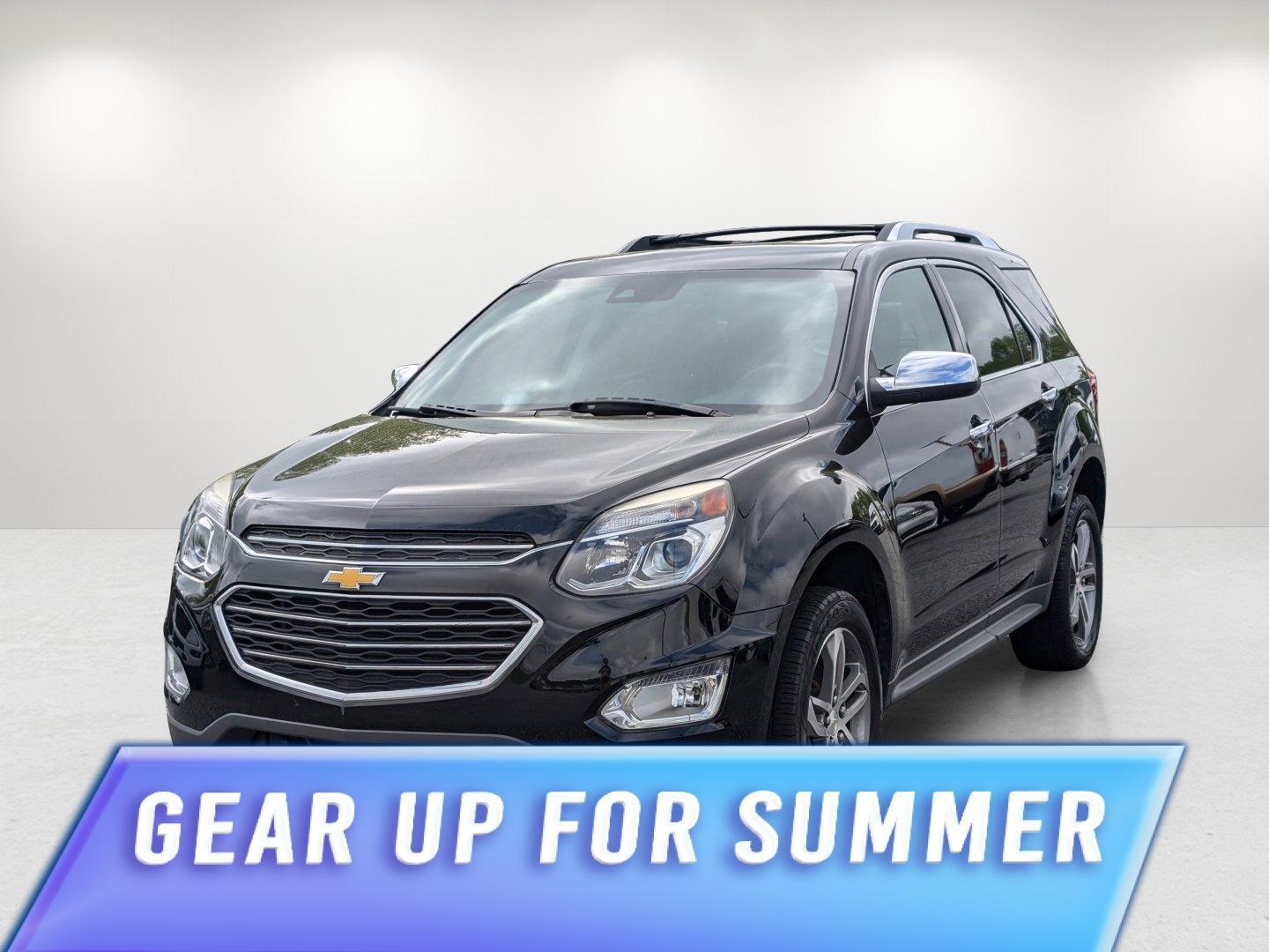 2017 /Jet Black Chevrolet Equinox Premier (2GNALDEK6H1) with an Gas I4 2.4/145 engine, 6-Speed Automatic transmission, located at 804 22nd Ave, Phenix City, AL, 36870, (334) 297-1860, 32.484749, -85.024475 - 2017 Chevrolet Equinox Premier - Photo#0