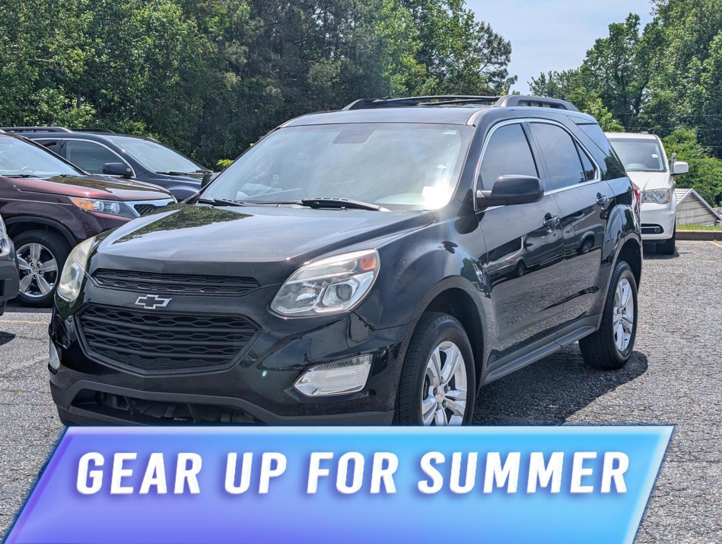 2017 /Jet Black Chevrolet Equinox LT (2GNALCEK0H6) with an Gas I4 2.4/145 engine, 6-Speed Automatic transmission, located at 3959 U.S. 80 W, Phenix City, AL, 36870, (334) 297-4885, 32.469296, -85.135185 - 2017 Chevrolet Equinox LT - Photo#0