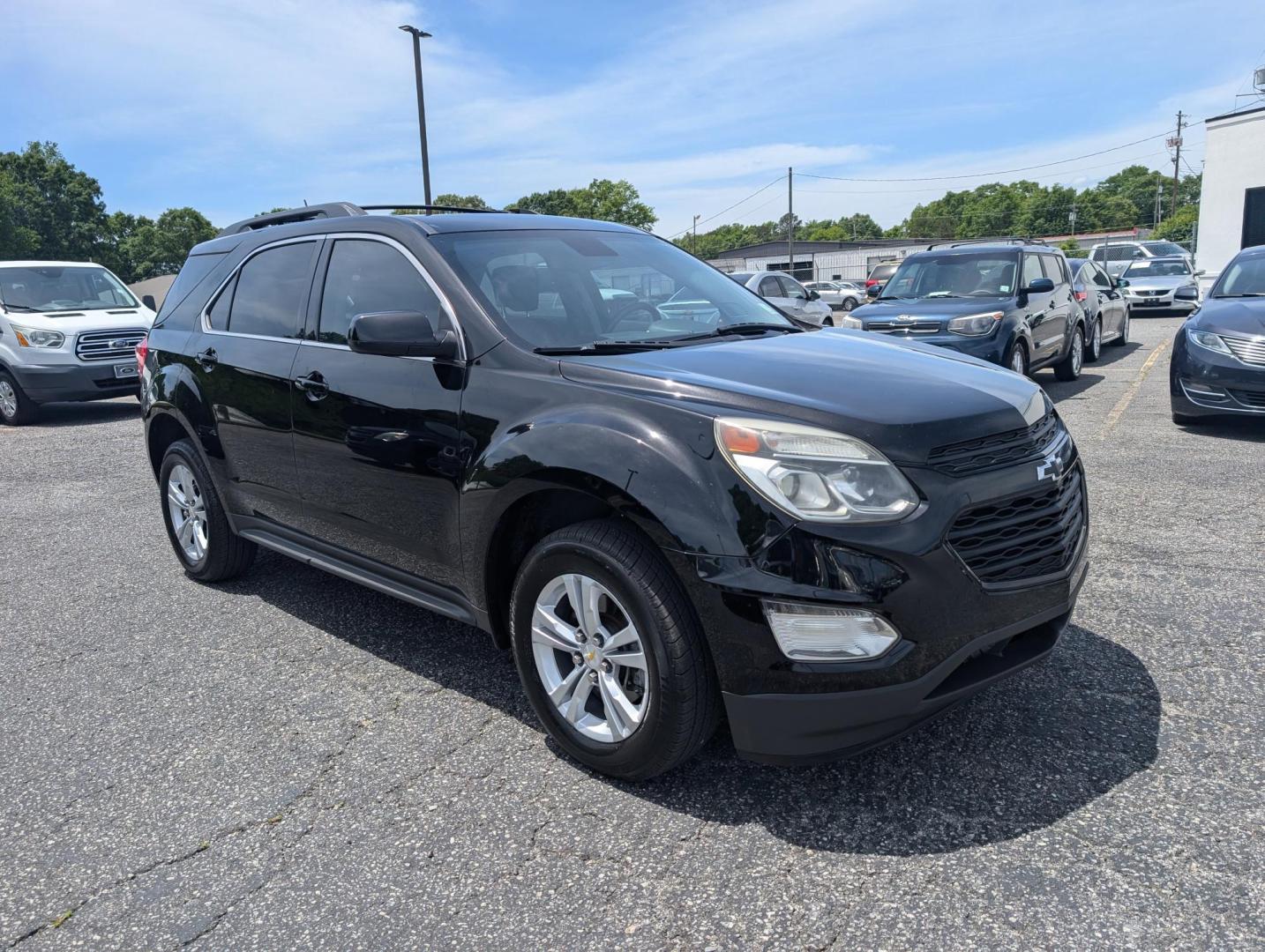 2017 /Jet Black Chevrolet Equinox LT (2GNALCEK0H6) with an Gas I4 2.4/145 engine, 6-Speed Automatic transmission, located at 3959 U.S. 80 W, Phenix City, AL, 36870, (334) 297-4885, 32.469296, -85.135185 - 2017 Chevrolet Equinox LT - Photo#2