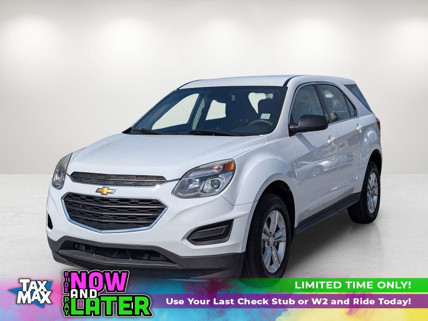 2017 /Jet Black Chevrolet Equinox LS (2GNALBEK4H1) with an Gas I4 2.4/145 engine, 6-Speed Automatic transmission, located at 5115 14th Ave., Columbus, GA, 31904, (706) 323-0345, 32.511494, -84.971046 - 2017 Chevrolet Equinox LS - Photo#0