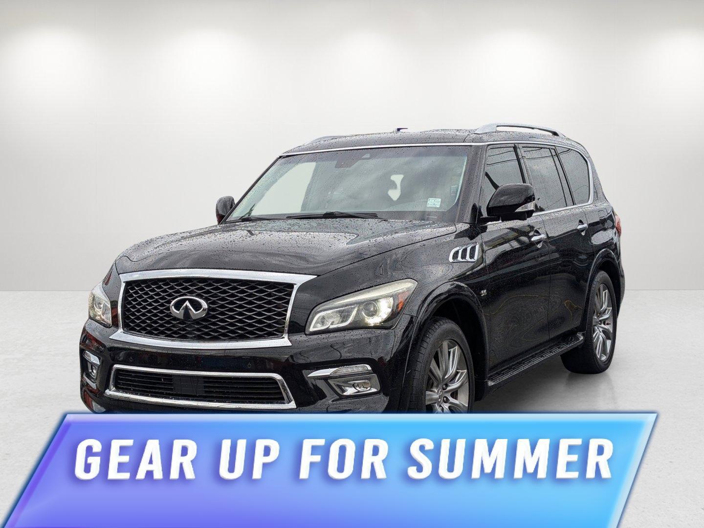 2017 /Wheat Infiniti QX80 (JN8AZ2NF6H9) with an Premium Unleaded V-8 5.6 L/339 engine, 7-Speed Automatic w/OD transmission, located at 7000 Northlake Connector, Columbus, GA, 31904, (706) 987-8085, 32.524975, -84.978134 - 2017 Infiniti QX80 - Photo#18