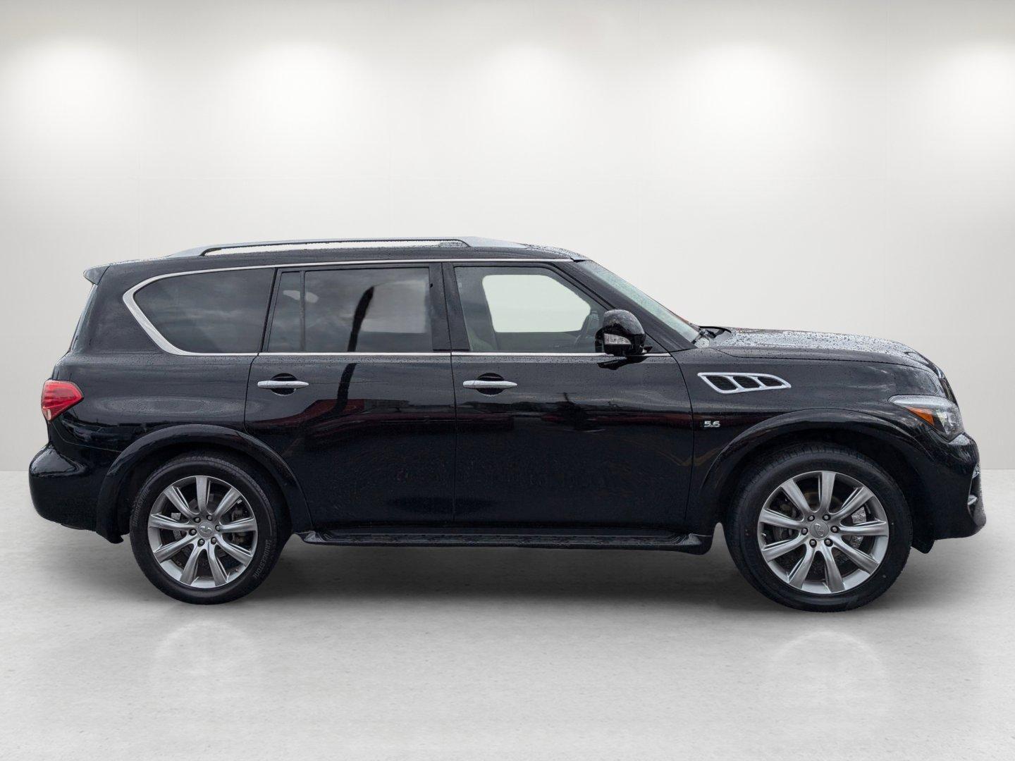 2017 /Wheat Infiniti QX80 (JN8AZ2NF6H9) with an Premium Unleaded V-8 5.6 L/339 engine, 7-Speed Automatic w/OD transmission, located at 7000 Northlake Connector, Columbus, GA, 31904, (706) 987-8085, 32.524975, -84.978134 - 2017 Infiniti QX80 - Photo#2