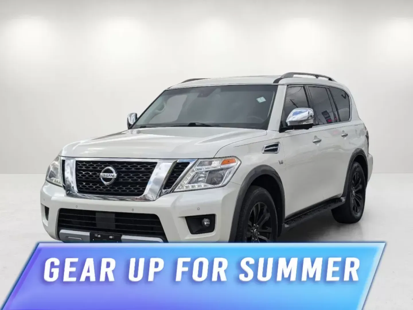 2017 /Almond Nissan Armada Platinum (JN8AY2NC3H9) with an Regular Unleaded V-8 5.6 L/339 engine, 7-Speed Automatic w/OD transmission, located at 3959 U.S. 80 W, Phenix City, AL, 36870, (334) 297-4885, 32.469296, -85.135185 - 2017 Nissan Armada Platinum - Photo#0