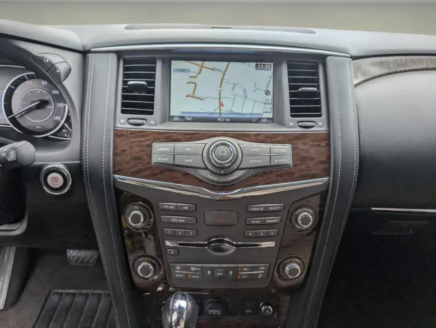 2017 /Almond Nissan Armada Platinum (JN8AY2NC3H9) with an Regular Unleaded V-8 5.6 L/339 engine, 7-Speed Automatic w/OD transmission, located at 3959 U.S. 80 W, Phenix City, AL, 36870, (334) 297-4885, 32.469296, -85.135185 - 2017 Nissan Armada Platinum - Photo#17