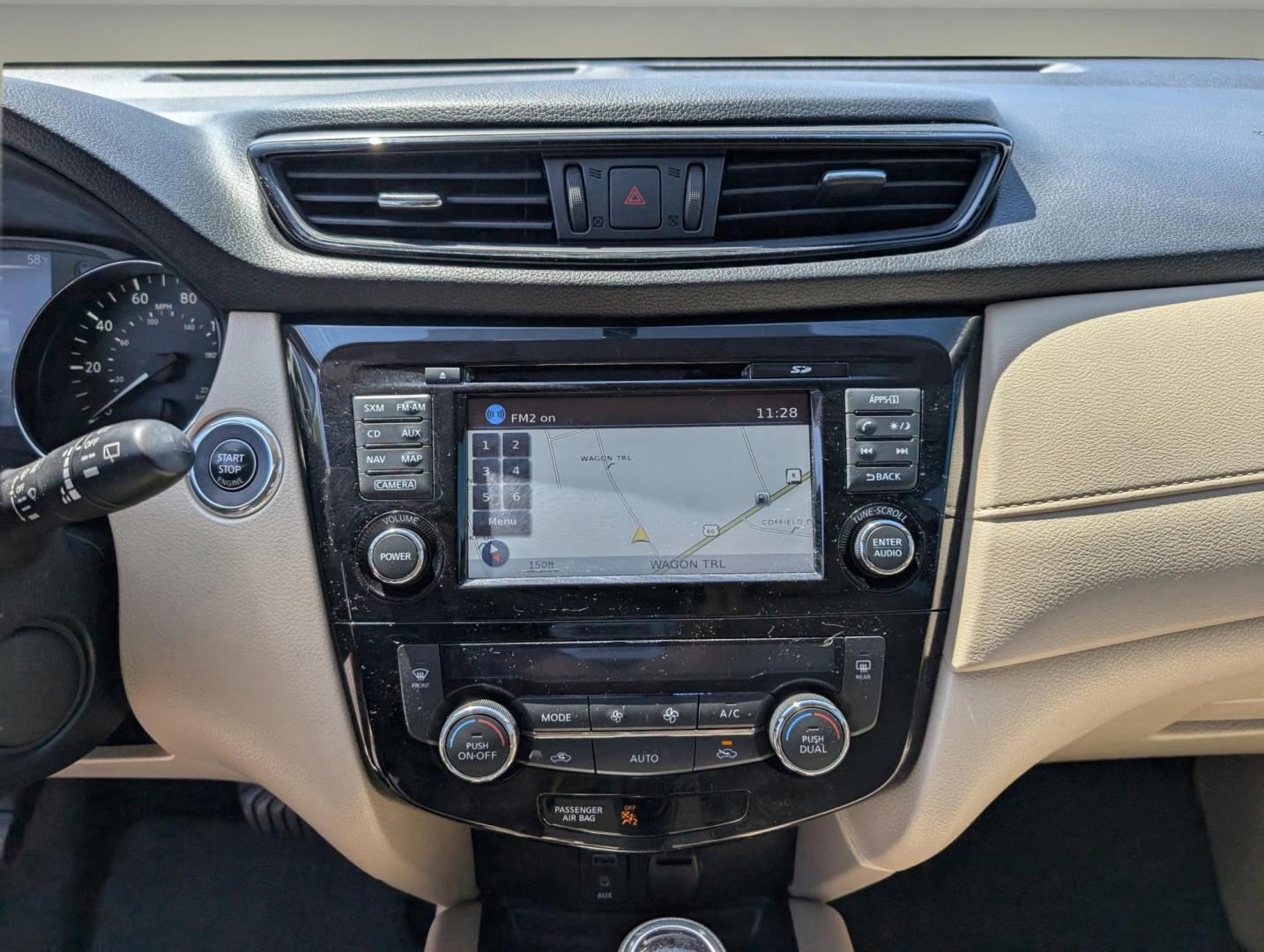 2017 /Almond Nissan Rogue SV (KNMAT2MT5HP) with an Regular Unleaded I-4 2.5 L/152 engine, 1-Speed CVT w/OD transmission, located at 5115 14th Ave., Columbus, GA, 31904, (706) 323-0345, 32.511494, -84.971046 - 2017 Nissan Rogue SV - Photo#14