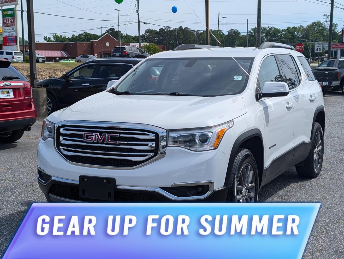 2018 /Jet Black GMC Acadia SLT (1GKKNULS6JZ) with an Gas V6 3.6L/223 engine, 6-Speed Automatic transmission, located at 3959 U.S. 80 W, Phenix City, AL, 36870, (334) 297-4885, 32.469296, -85.135185 - 2018 GMC Acadia SLT - Photo#0