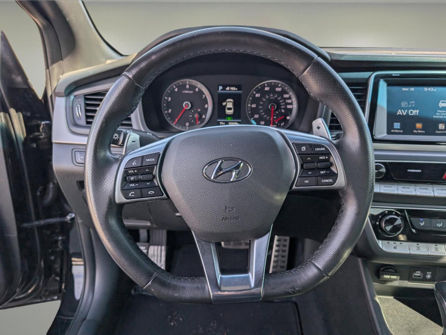 2018 /Black Hyundai Sonata Sport (5NPE34AF0JH) with an Regular Unleaded I-4 2.4 L/144 engine, 6-Speed Automatic w/OD transmission, located at 804 22nd Ave, Phenix City, AL, 36870, (334) 297-1860, 32.484749, -85.024475 - 2018 Hyundai Sonata Sport - Photo#16