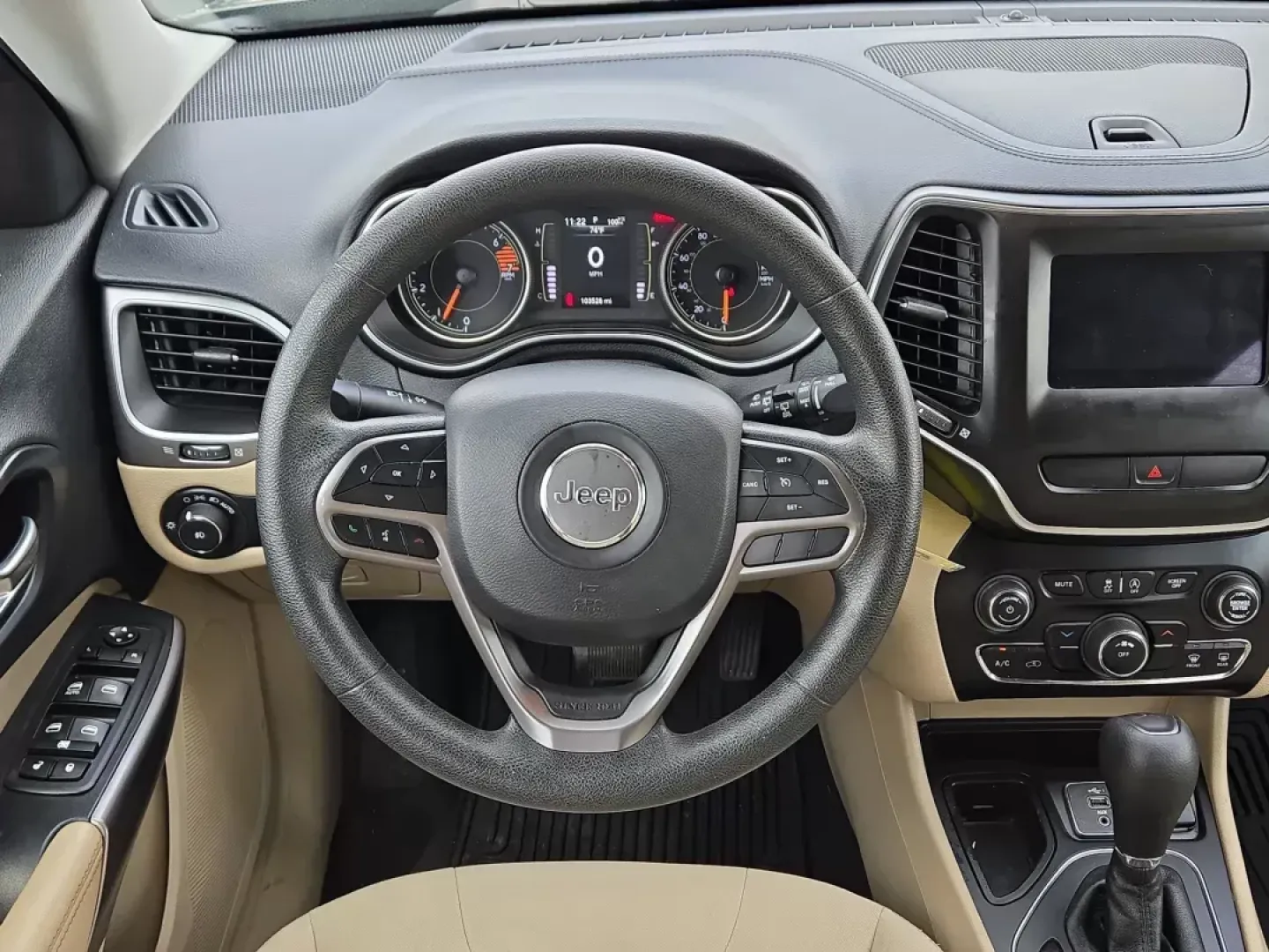 2019 /Lt Frost Beige/Black Jeep Cherokee Latitude (1C4PJLCB1KD) with an Other engine, located at 1430 Gateway Drive, Opelika, AL, 36801, (334) 239-0944, 32.637871, -85.409790 - Are you ready for the perfect blend of adventure and everyday practicality? Look no further than the 2019 Jeep Cherokee Latitude, now available at Gils Auto in Opelika, AL. This sporty utility crossover effortlessly combines style, comfort, and performance, making it the ideal vehicle for busy famil - Photo#15