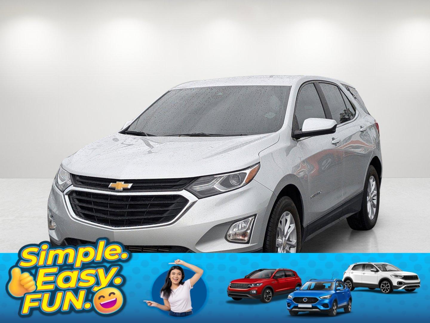 2021 /Jet Black Chevrolet Equinox LT (3GNAXKEVXMS) with an Turbocharged Gas I4 1.5L/92 engine, 6-Speed Automatic transmission, located at 3959 U.S. 80 W, Phenix City, AL, 36870, (334) 297-4885, 32.469296, -85.135185 - 2021 Chevrolet Equinox LT - Photo#0