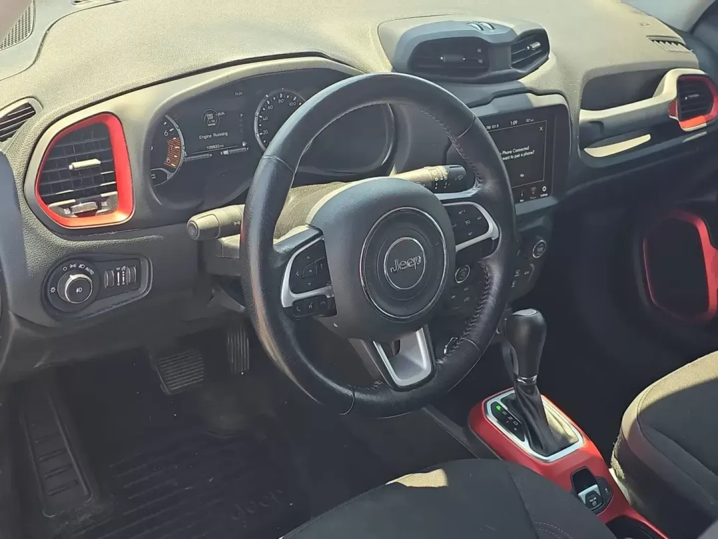2021 /Black Jeep Renegade Trailhawk (ZACNJDC14MP) with an Intercooled Turbo Premium Unleaded I-4 1.3 L/81 engine, 9-Speed Automatic w/OD transmission, located at 521 Old Farm Lane Rd, Prattville, AL, 36066, (334) 325-1505, 32.482460, -86.416367 - 2021 Jeep Renegade Trailhawk - Photo#15