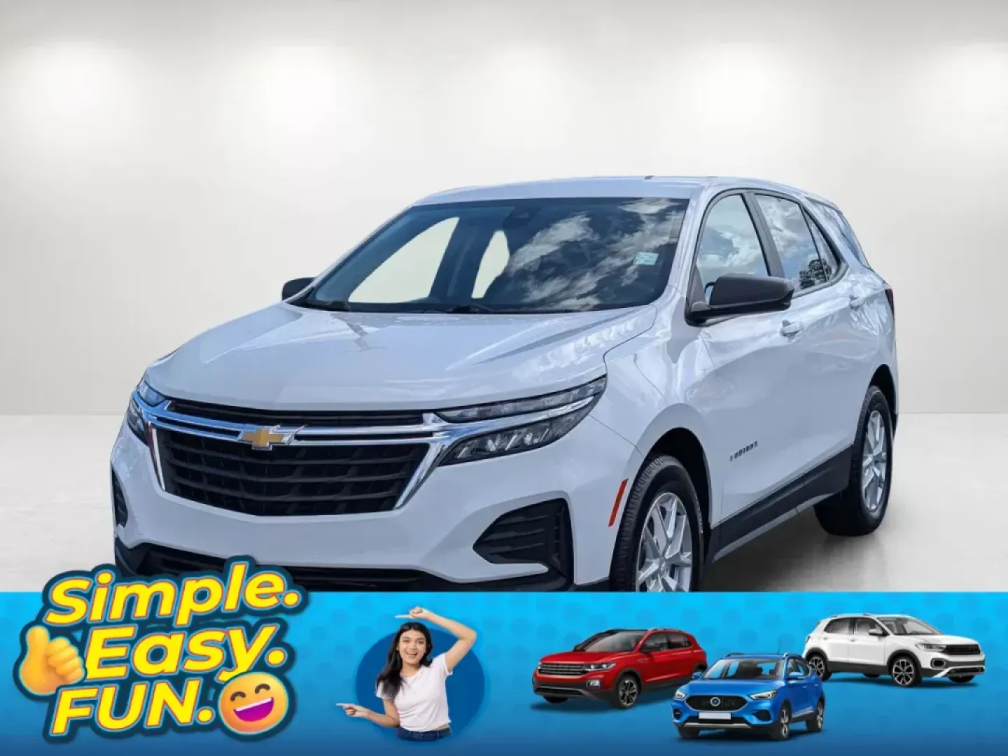 2022 /Medium Ash Gray Chevrolet Equinox LS (2GNAXHEV3N6) with an Turbocharged Gas I4 1.5L/92 engine, 6-Speed Automatic transmission, located at 804 22nd Ave, Phenix City, AL, 36870, (334) 297-1860, 32.484749, -85.024475 - 2022 Chevrolet Equinox LS - Photo#0