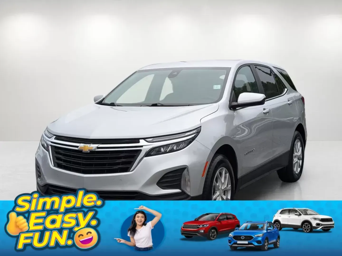 2022 /Jet Black Chevrolet Equinox LT (2GNAXTEV9N6) with an Turbocharged Gas I4 1.5L/92 engine, 6-Speed Automatic transmission, located at 7000 Northlake Connector, Columbus, GA, 31904, (706) 987-8085, 32.524975, -84.978134 - 2022 Chevrolet Equinox LT - Photo#0