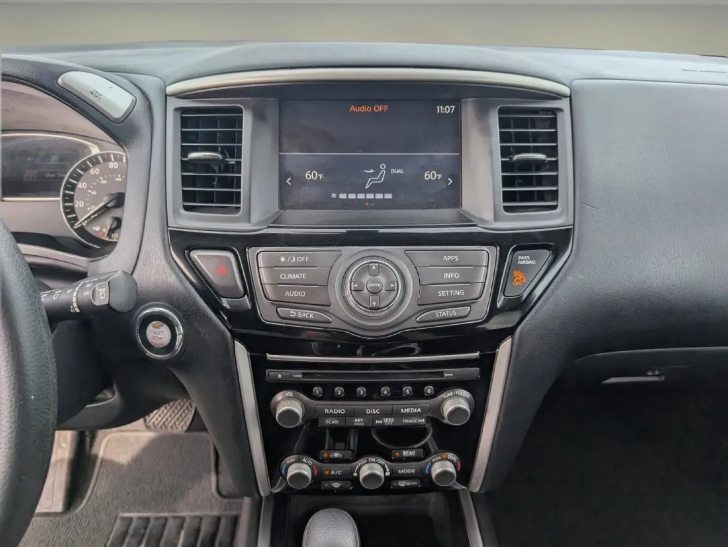 2017 /Charcoal Nissan Pathfinder S (5N1DR2MN8HC) with an Other engine, located at 3959 U.S. 80 W, Phenix City, AL, 36870, (334) 297-4885, 32.469296, -85.135185 - Experience the perfect blend of family-friendly versatility and modern technology with our 2017 Nissan Pathfinder S, available now at Gils Auto in Phenix City, AL. This stylish SUV, finished in a sleek Magnetic Black Metallic exterior, is designed for those who value comfort, space, and reliability. - Photo#15