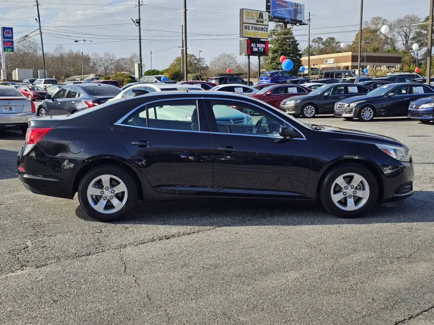 2015 /Jet Black/Titanium Chevrolet Malibu LS (1G11B5SL7FF) with an Other engine, located at 3959 U.S. 80 W, Phenix City, AL, 36870, (334) 297-4885, 32.469296, -85.135185 - 2015 Chevrolet Malibu LS - Photo#3