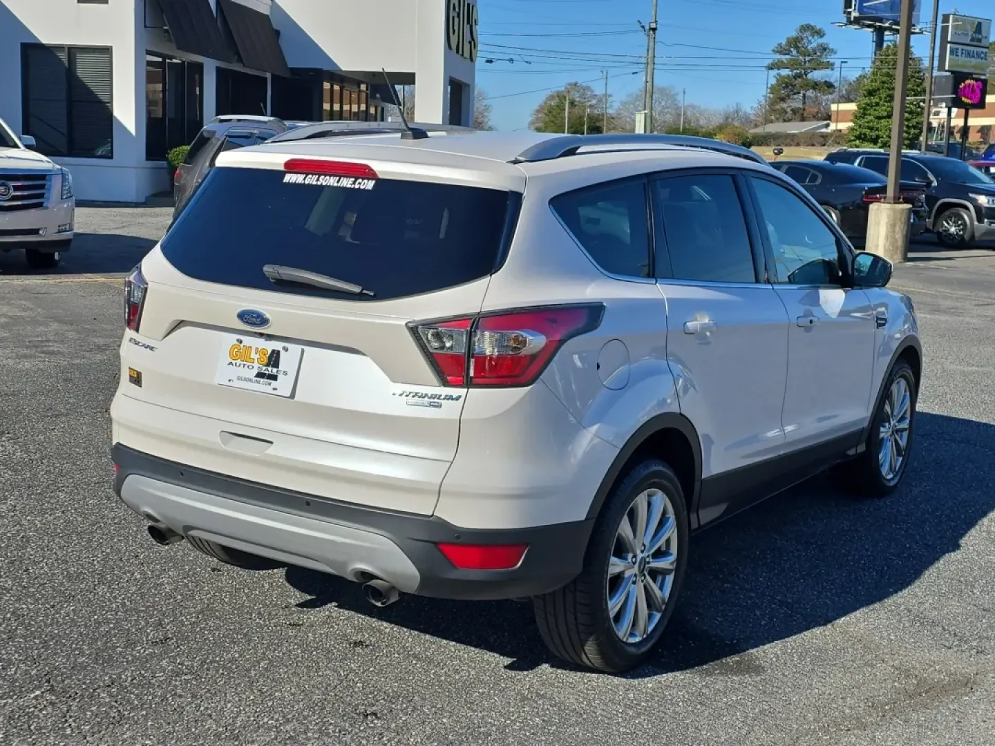 2017 /Medium Light Stone Ford Escape Titanium (1FMCU9J9XHU) with an Other engine, located at 3959 U.S. 80 W, Phenix City, AL, 36870, (334) 297-4885, 32.469296, -85.135185 - **Discover Adventure and Comfort with the 2017 Ford Escape Titanium at Gils Auto - Phenix City!**<br /> <br /> Are you ready to elevate your daily commute, family road trips, or weekend adventures? The 2017 Ford Escape Titanium is your ticket to a lifestyle full of exploration and comfort. Perfectly - Photo#4