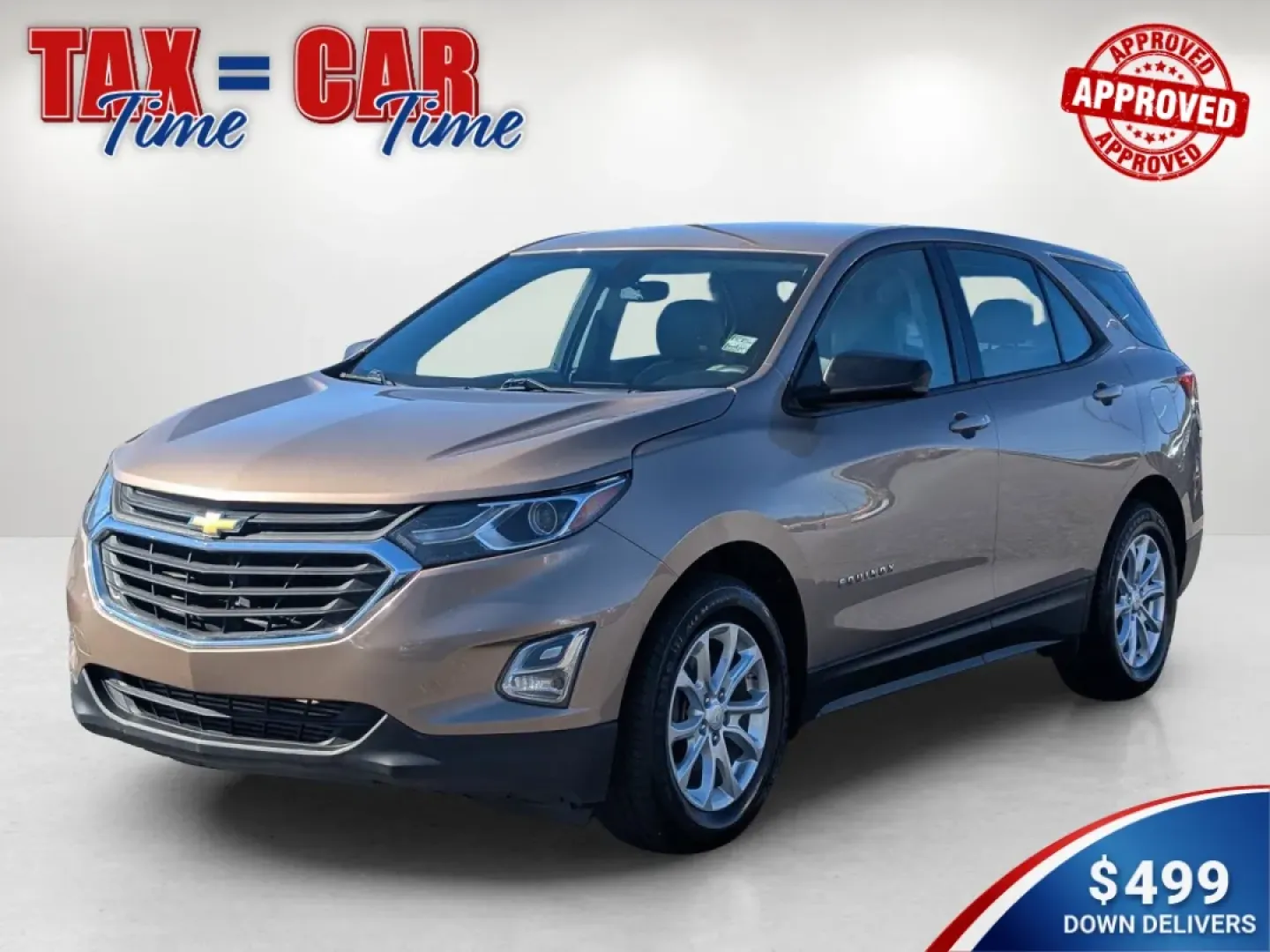 2018 /Medium Ash Gray Chevrolet Equinox LS (2GNAXHEV0J6) with an Other engine, located at 3959 U.S. 80 W, Phenix City, AL, 36870, (334) 297-4885, 32.469296, -85.135185 - 2018 Chevrolet Equinox LS - Photo#0