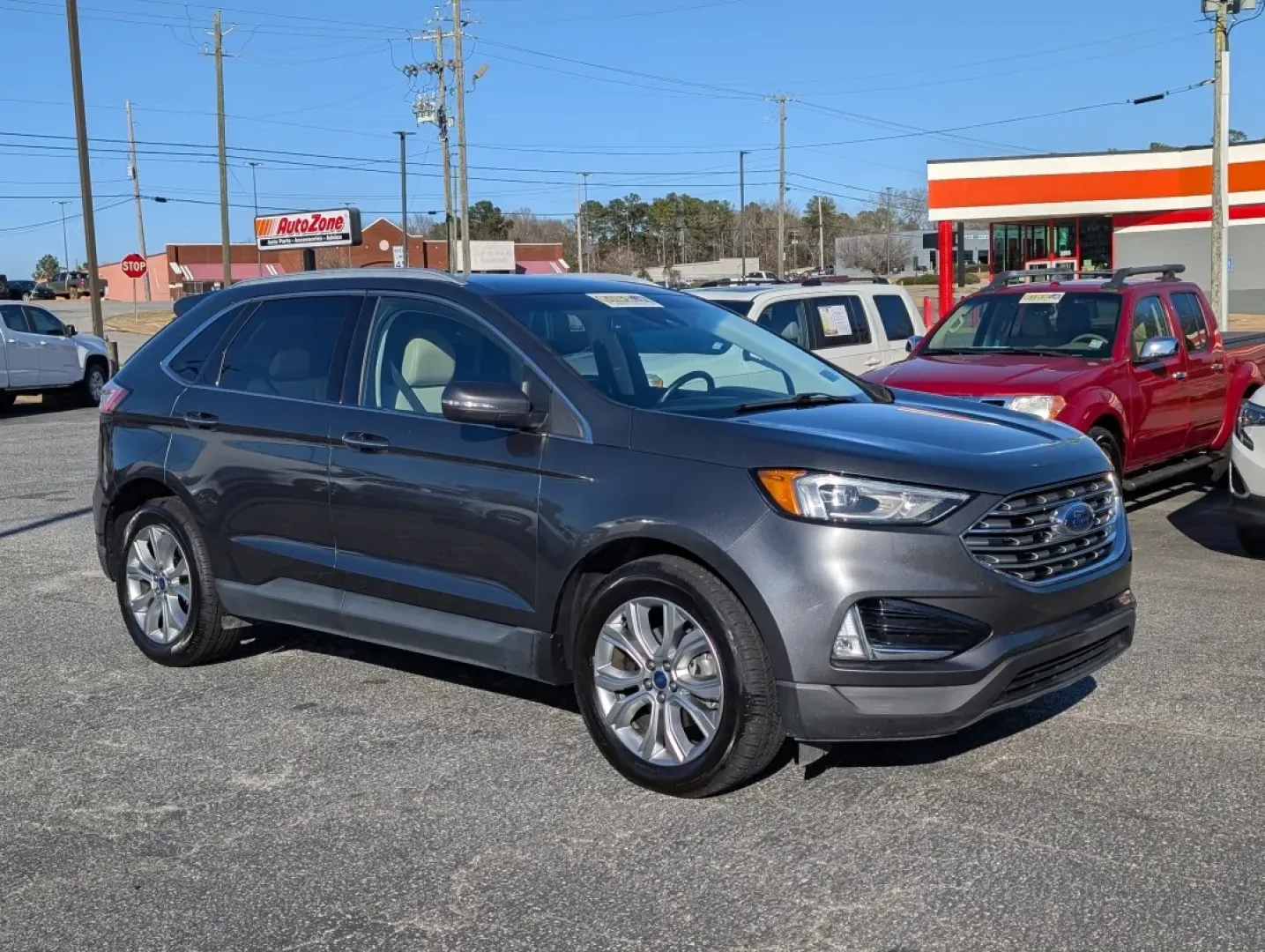 2019 Ford Edge Titanium (2FMPK3K9XKB) with an Other engine, located at 3959 U.S. 80 W, Phenix City, AL, 36870, (334) 297-4885, 32.469296, -85.135185 - **Conquer Life's Journeys with the 2019 Ford Edge Titanium SUV from Gils Auto in Phenix City!**<br /> <br /> Are you ready to elevate your daily drive? Whether you're commuting to work, taking the kids to soccer practice, or planning your next family road trip, the 2019 Ford Edge Titanium is the ver - Photo#2