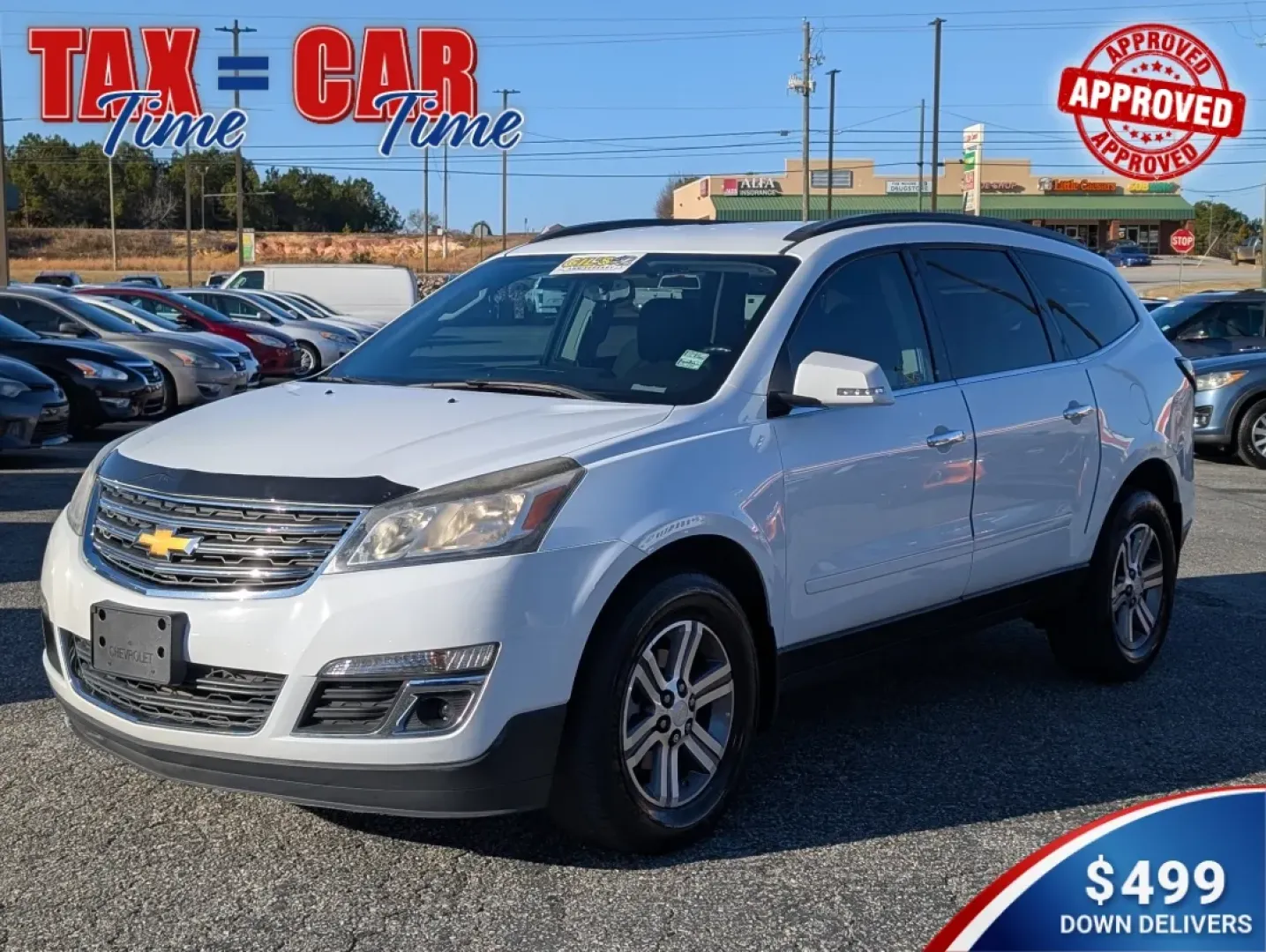 2016 /Ebony Chevrolet Traverse LT (1GNKRGKD6GJ) with an Other engine, located at 3959 U.S. 80 W, Phenix City, AL, 36870, (334) 297-4885, 32.469296, -85.135185 - 2016 Chevrolet Traverse LT - Photo#0