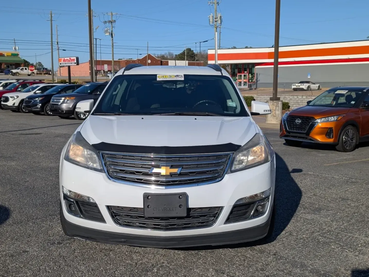 2016 /Ebony Chevrolet Traverse LT (1GNKRGKD6GJ) with an Other engine, located at 3959 U.S. 80 W, Phenix City, AL, 36870, (334) 297-4885, 32.469296, -85.135185 - 2016 Chevrolet Traverse LT - Photo#1