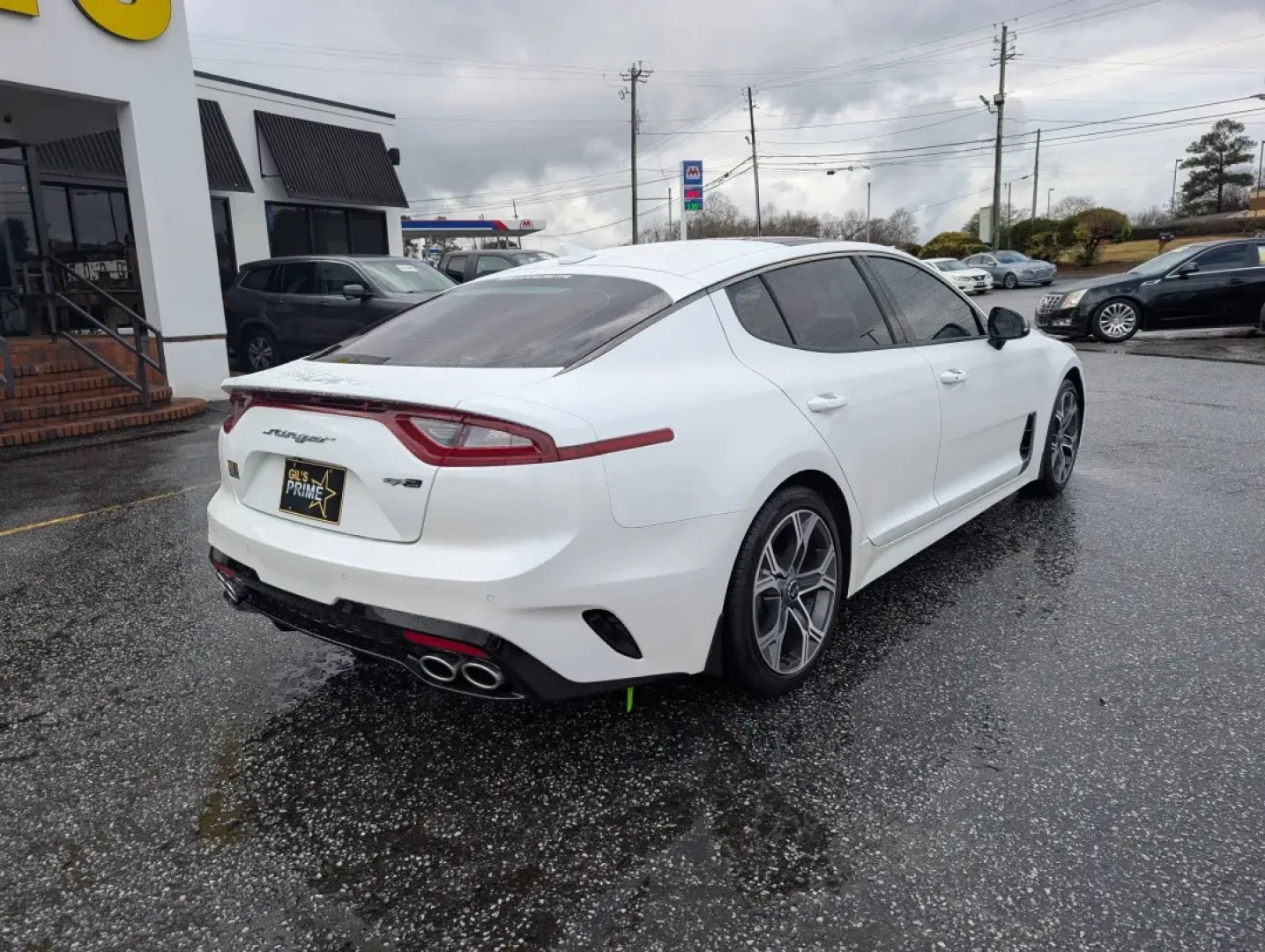 2020 /Black Kia Stinger GT-Line (KNAE15LA6L6) with an Other engine, located at 3959 U.S. 80 W, Phenix City, AL, 36870, (334) 297-4885, 32.469296, -85.135185 - Are you ready to elevate your driving experience? Imagine cruising through Phenix City in a sleek 2020 Kia Stinger GT-Line, perfect for weekend getaways or daily commutes. With a stunning Snow White Pearl exterior and luxurious black leather interior, this sedan embodies sophistication and performan - Photo#4