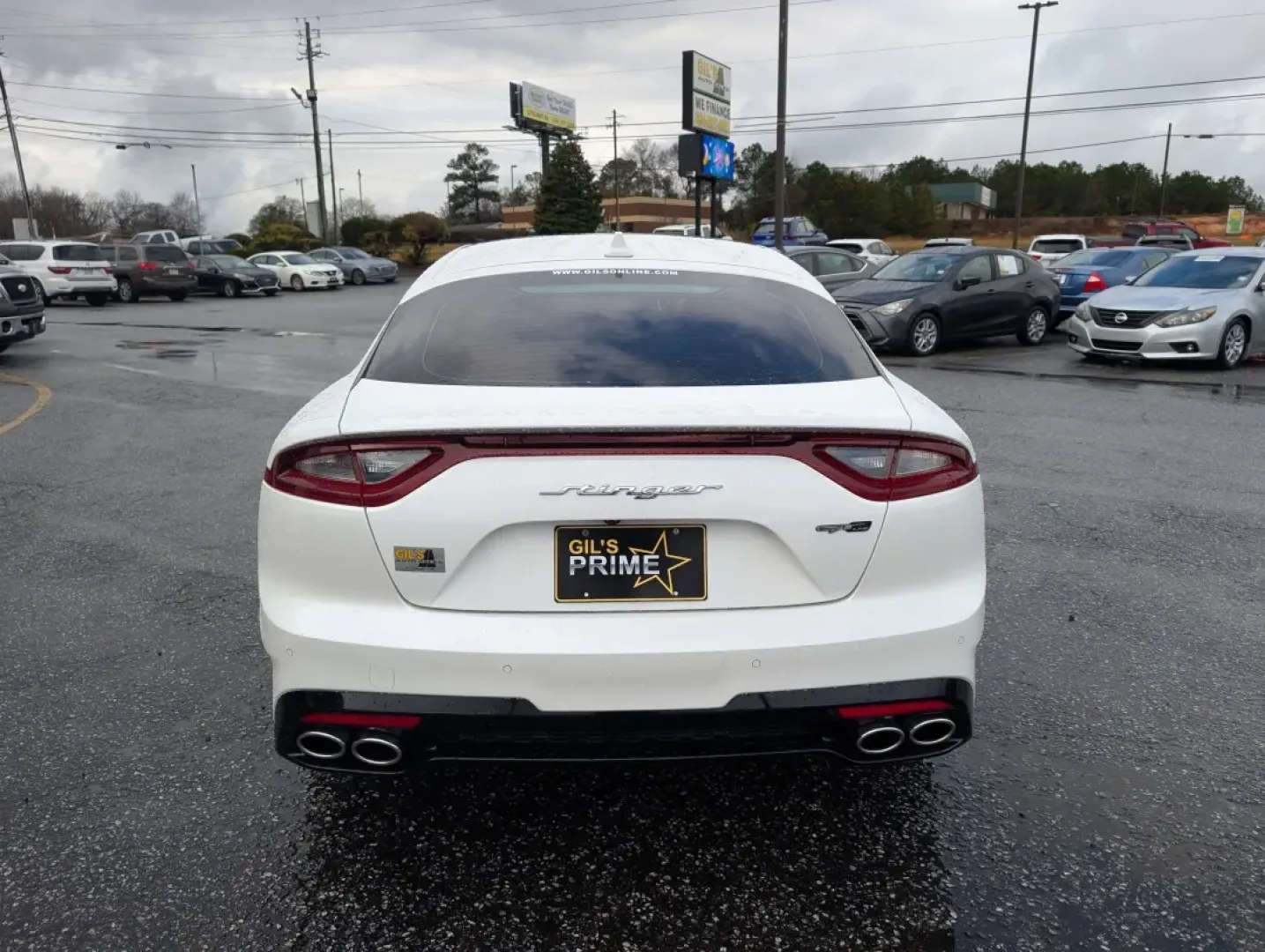 2020 /Black Kia Stinger GT-Line (KNAE15LA6L6) with an Other engine, located at 3959 U.S. 80 W, Phenix City, AL, 36870, (334) 297-4885, 32.469296, -85.135185 - Are you ready to elevate your driving experience? Imagine cruising through Phenix City in a sleek 2020 Kia Stinger GT-Line, perfect for weekend getaways or daily commutes. With a stunning Snow White Pearl exterior and luxurious black leather interior, this sedan embodies sophistication and performan - Photo#5