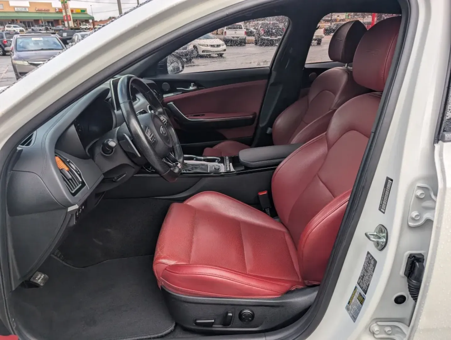 2020 /Black Kia Stinger GT-Line (KNAE15LA6L6) with an Other engine, located at 3959 U.S. 80 W, Phenix City, AL, 36870, (334) 297-4885, 32.469296, -85.135185 - Are you ready to elevate your driving experience? Imagine cruising through Phenix City in a sleek 2020 Kia Stinger GT-Line, perfect for weekend getaways or daily commutes. With a stunning Snow White Pearl exterior and luxurious black leather interior, this sedan embodies sophistication and performan - Photo#9